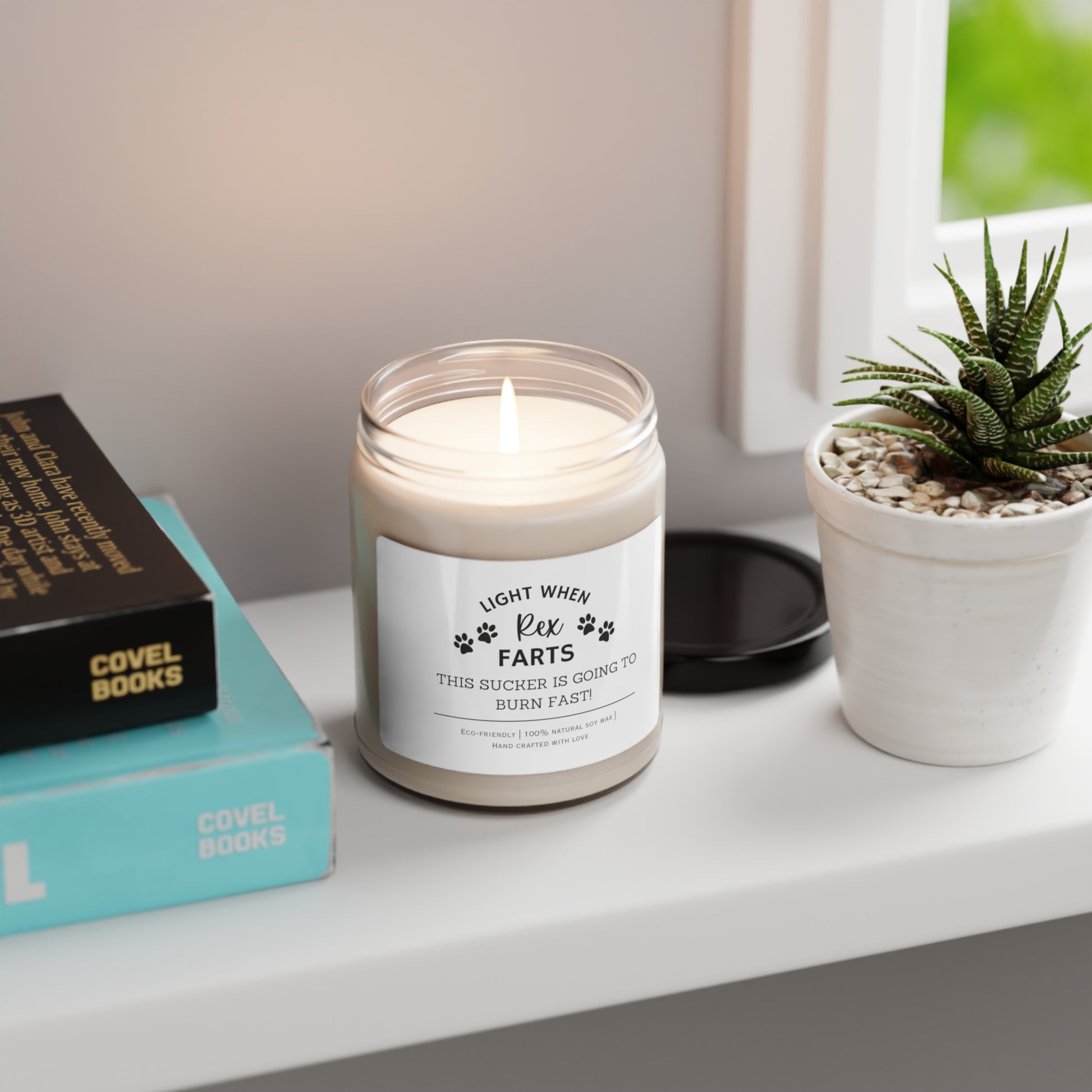 Light When Dog Farts Personalized Candle