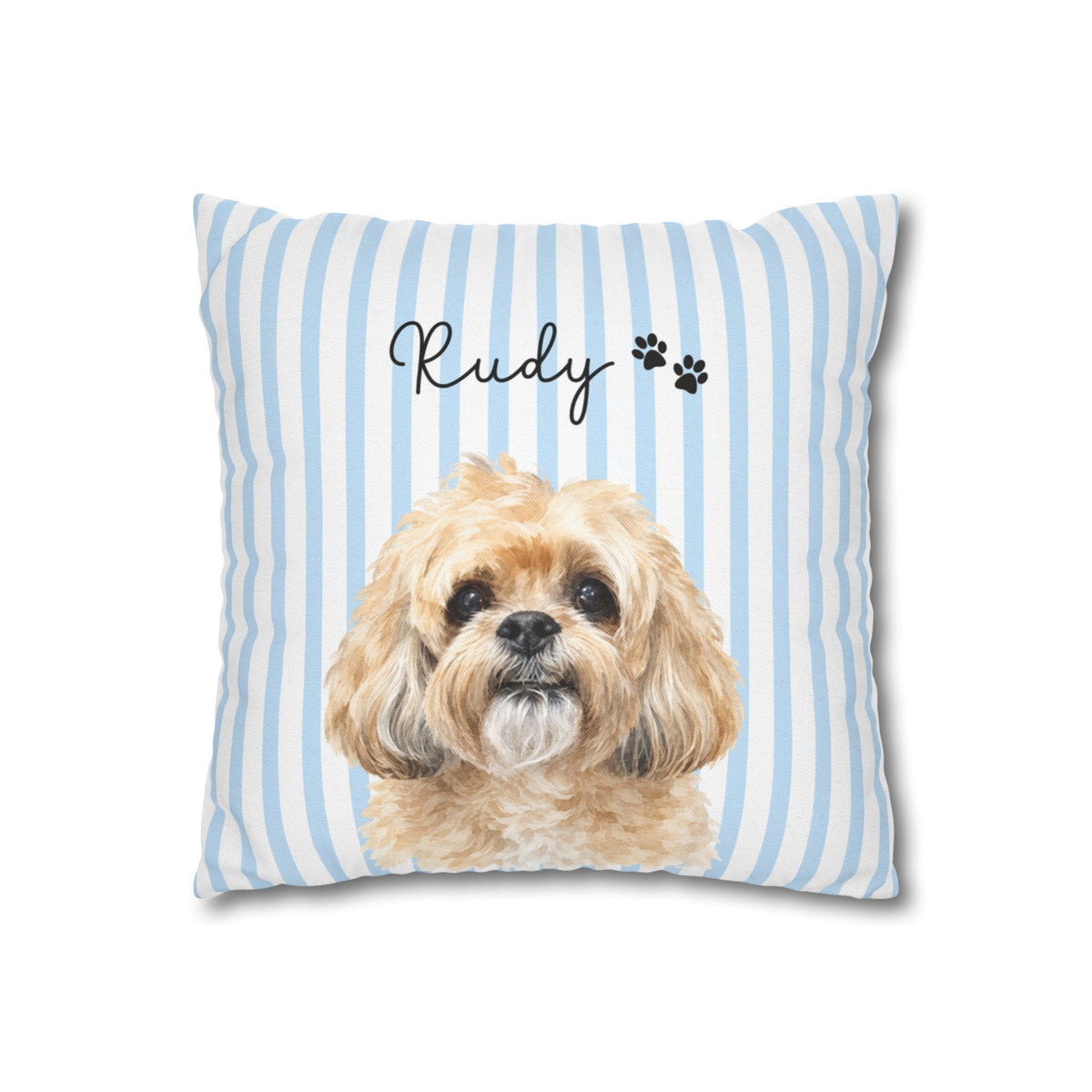 Spun Polyester Square Pillowcase