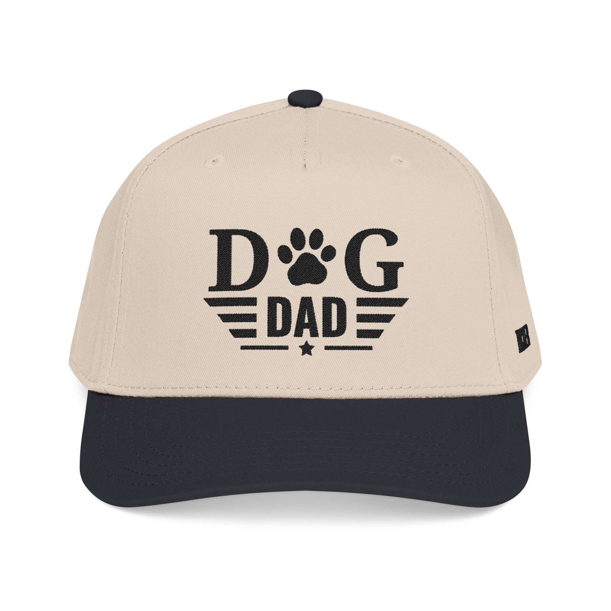 Dog Dad Baseball Cap — Paw Print Vintage Logo Hat for Pet Lovers