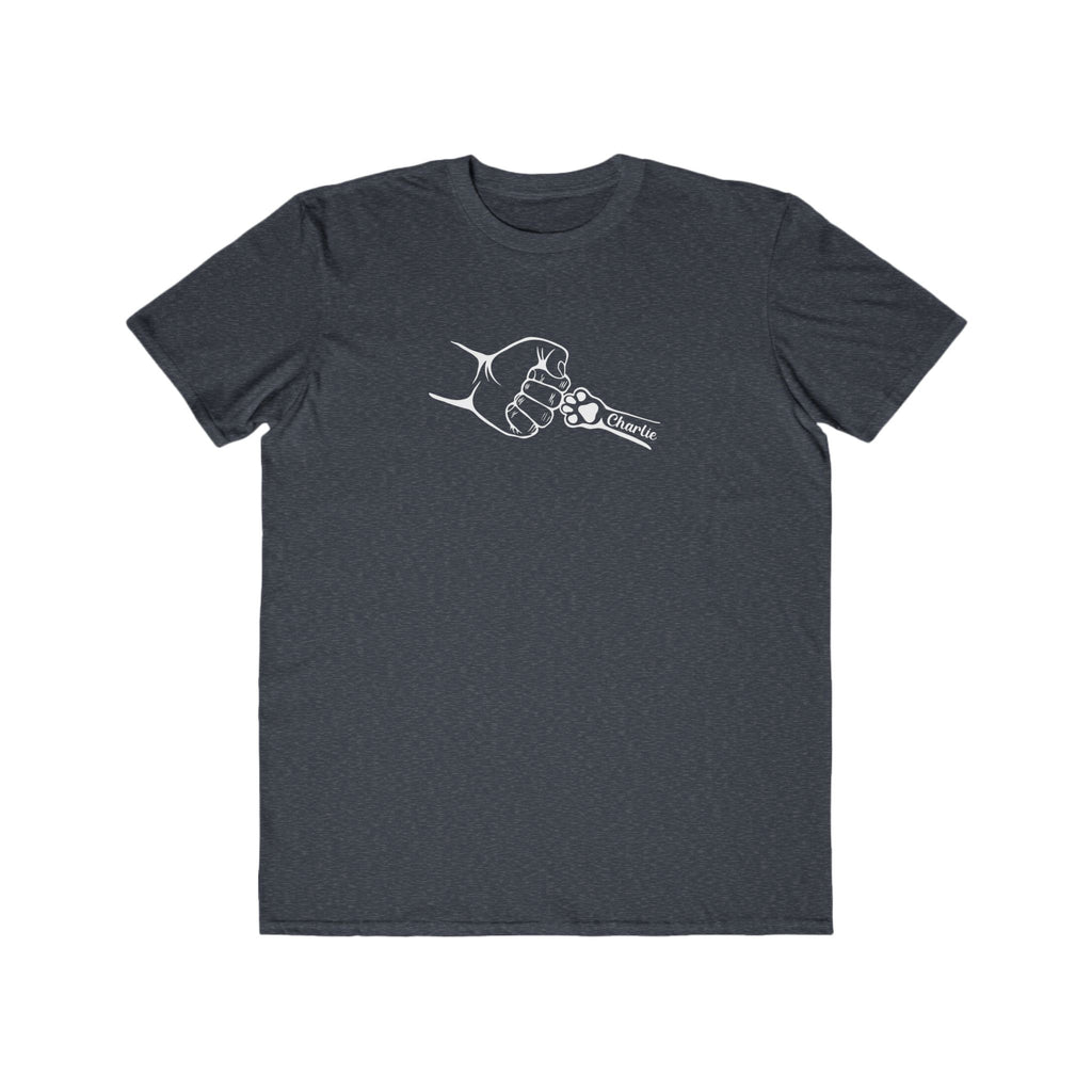 Custom Men's Lightweight Fashion Tee - 'Charlie' Fist Bump Design