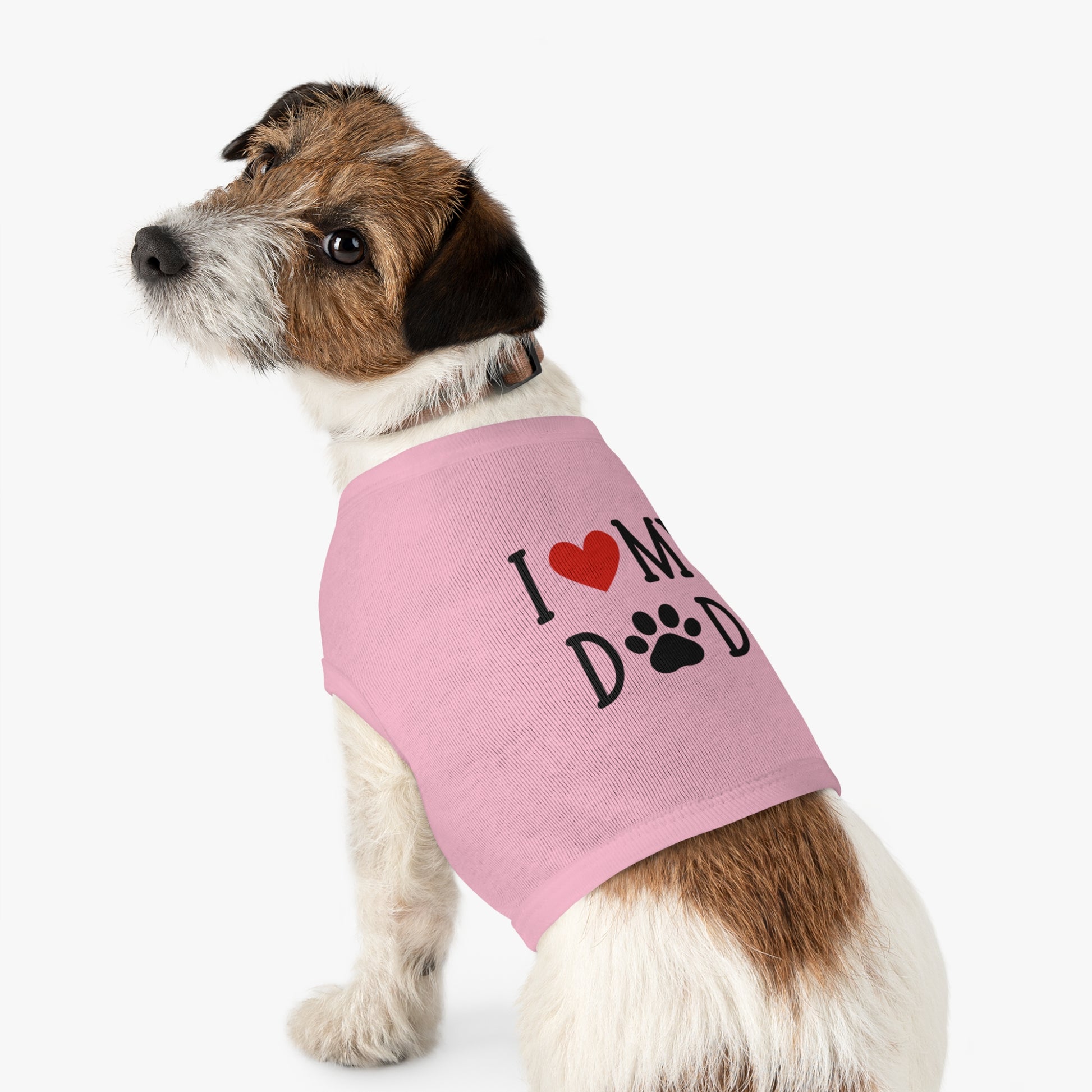 I Love My Dog Dad Pet Tank Top - Cute & Cozy Dog Apparel | Shirt for dogs