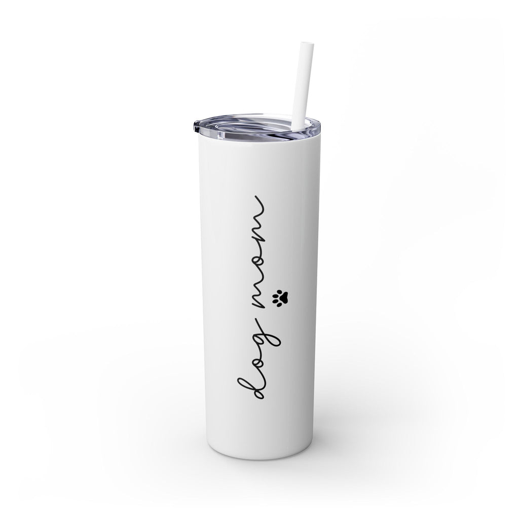 Custom Dog Mom Skinny 20 oz Tumbler