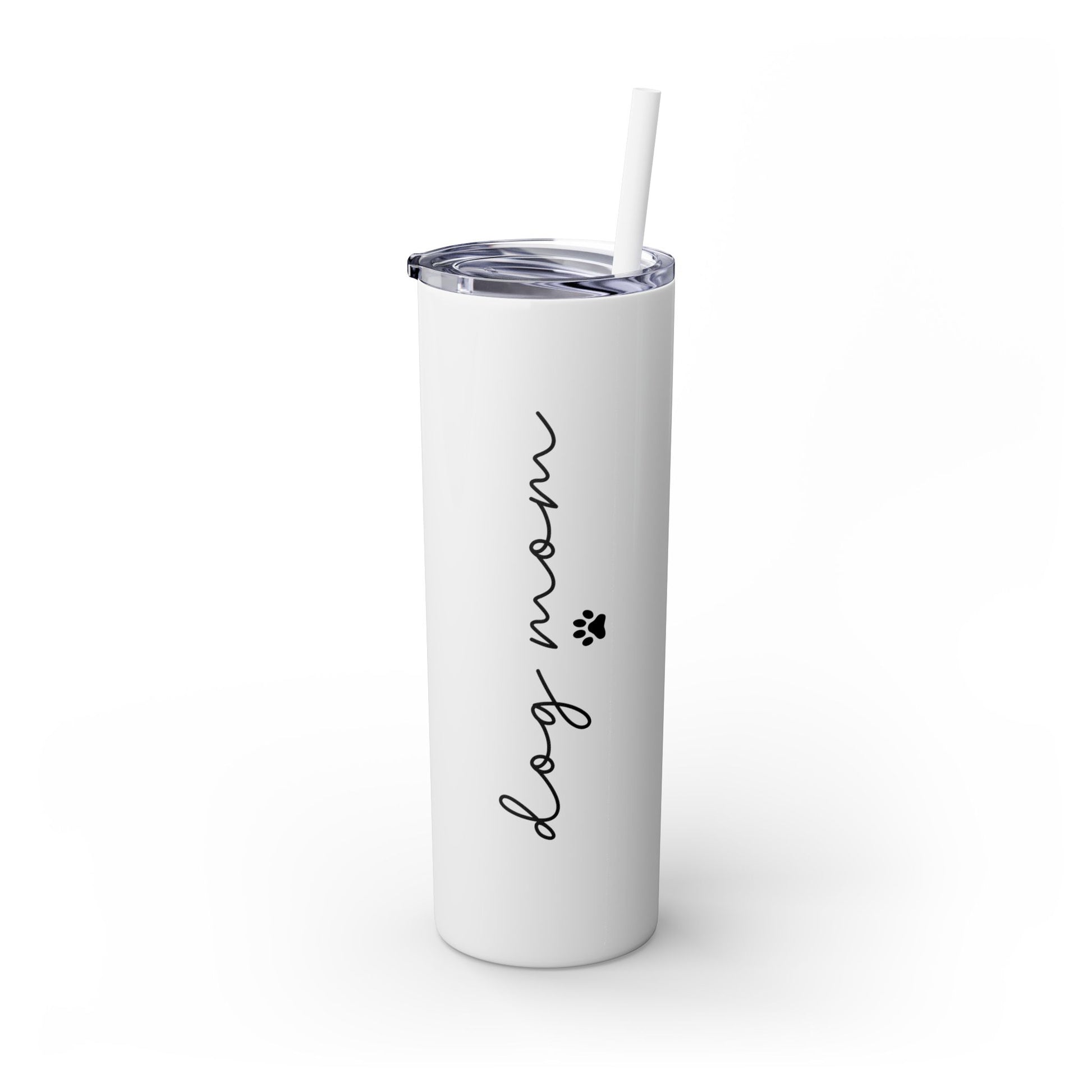 Custom Dog Mom Skinny 20 oz Tumbler