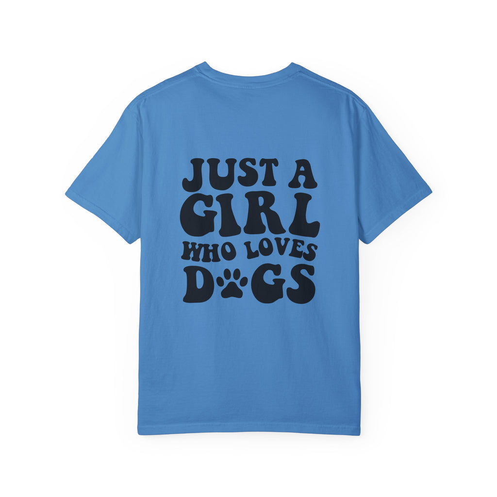 Dog lovers comfort colors tee