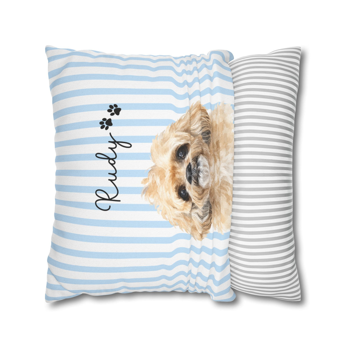 Spun Polyester Square Pillowcase