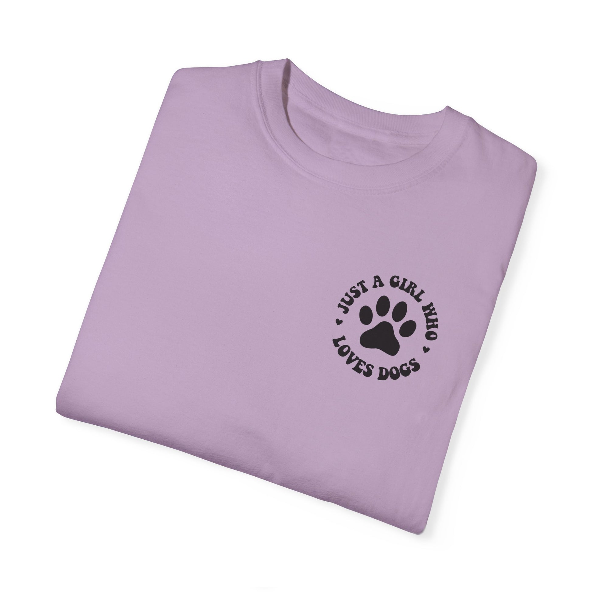 Dog lovers comfort colors tee