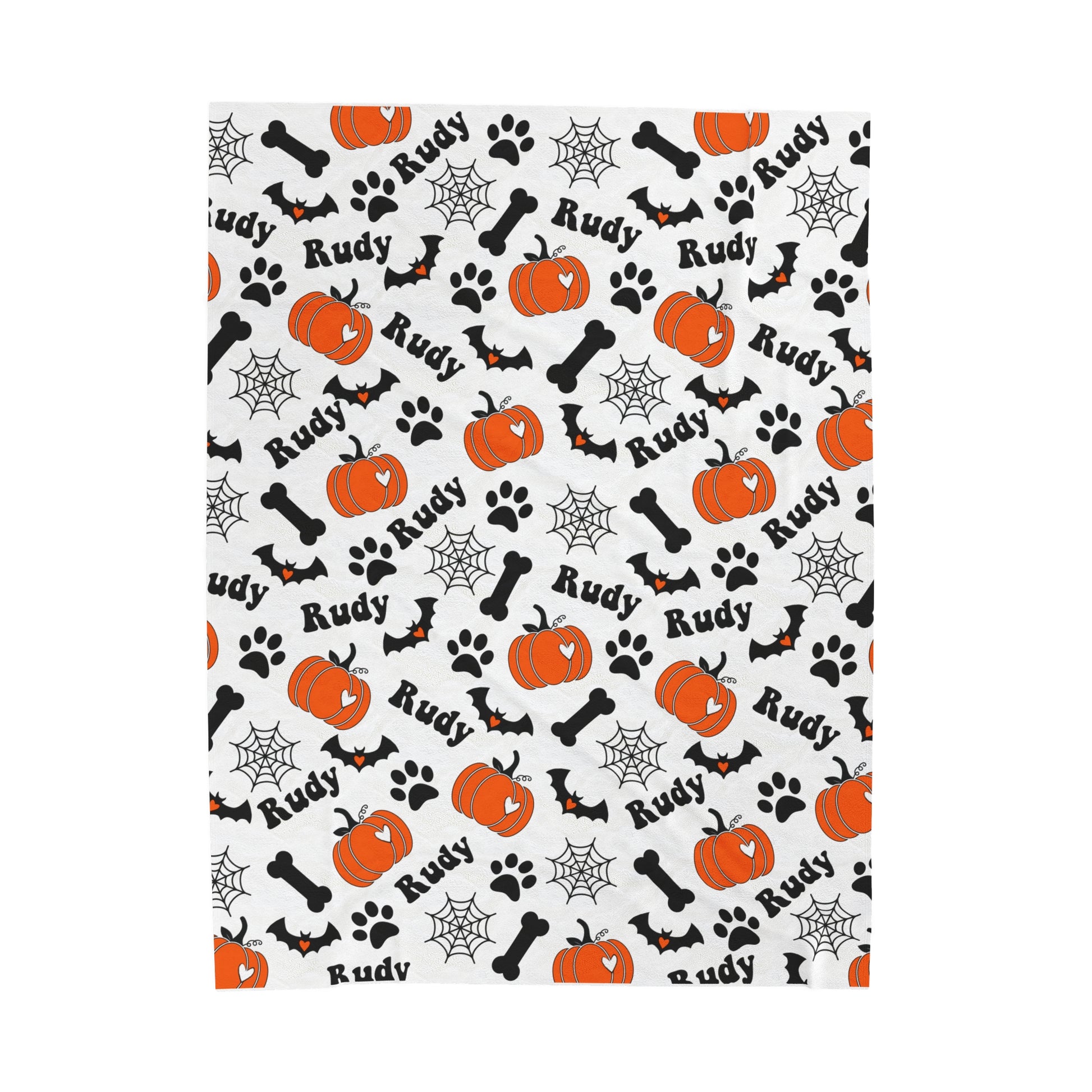 Personalized Halloween Dog blanket