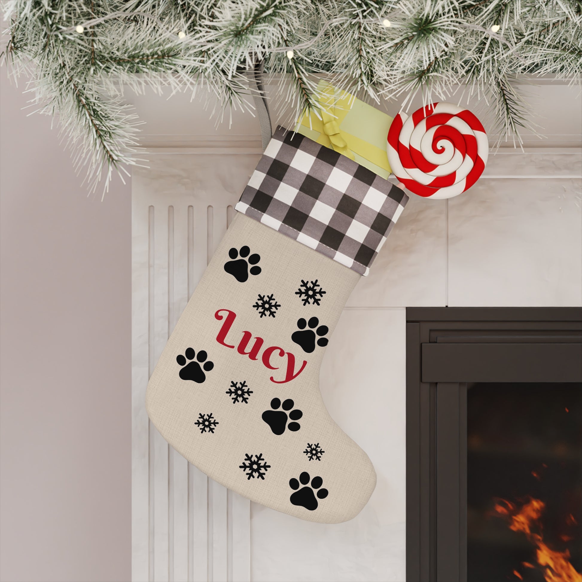 Personalized Christmas Dog Stocking