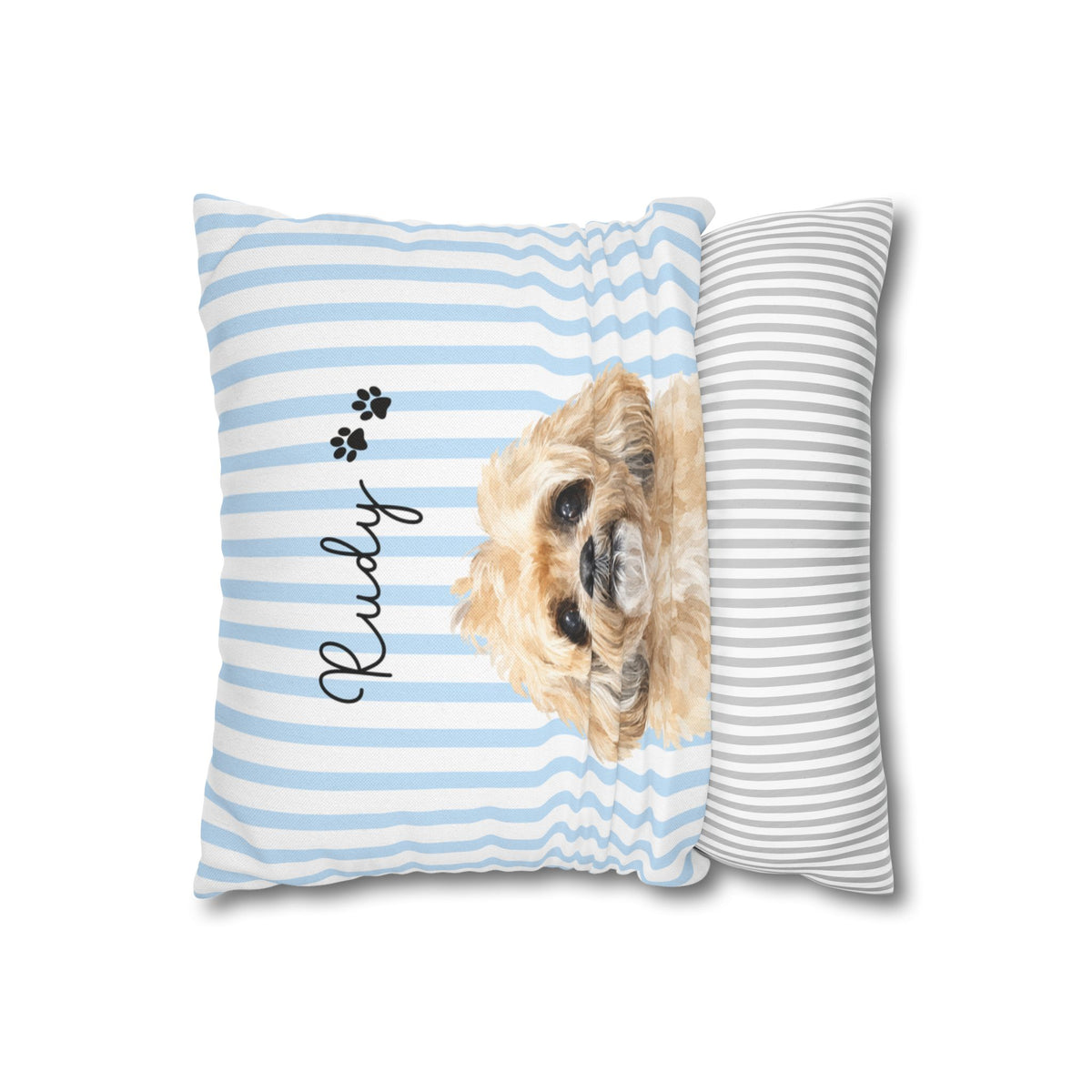 Spun Polyester Square Pillowcase