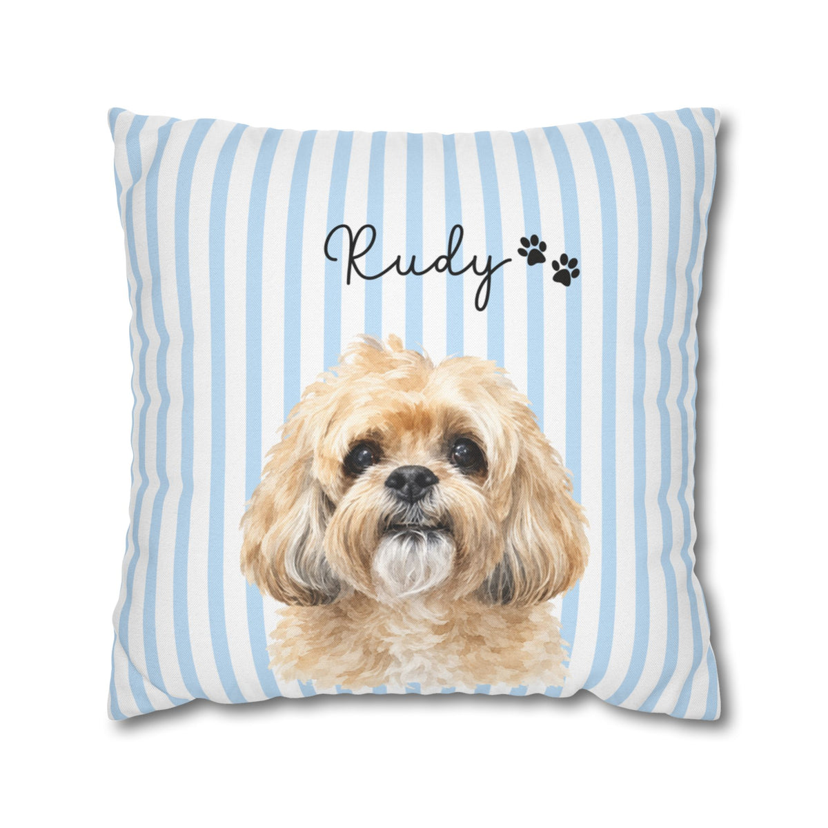 Spun Polyester Square Pillowcase