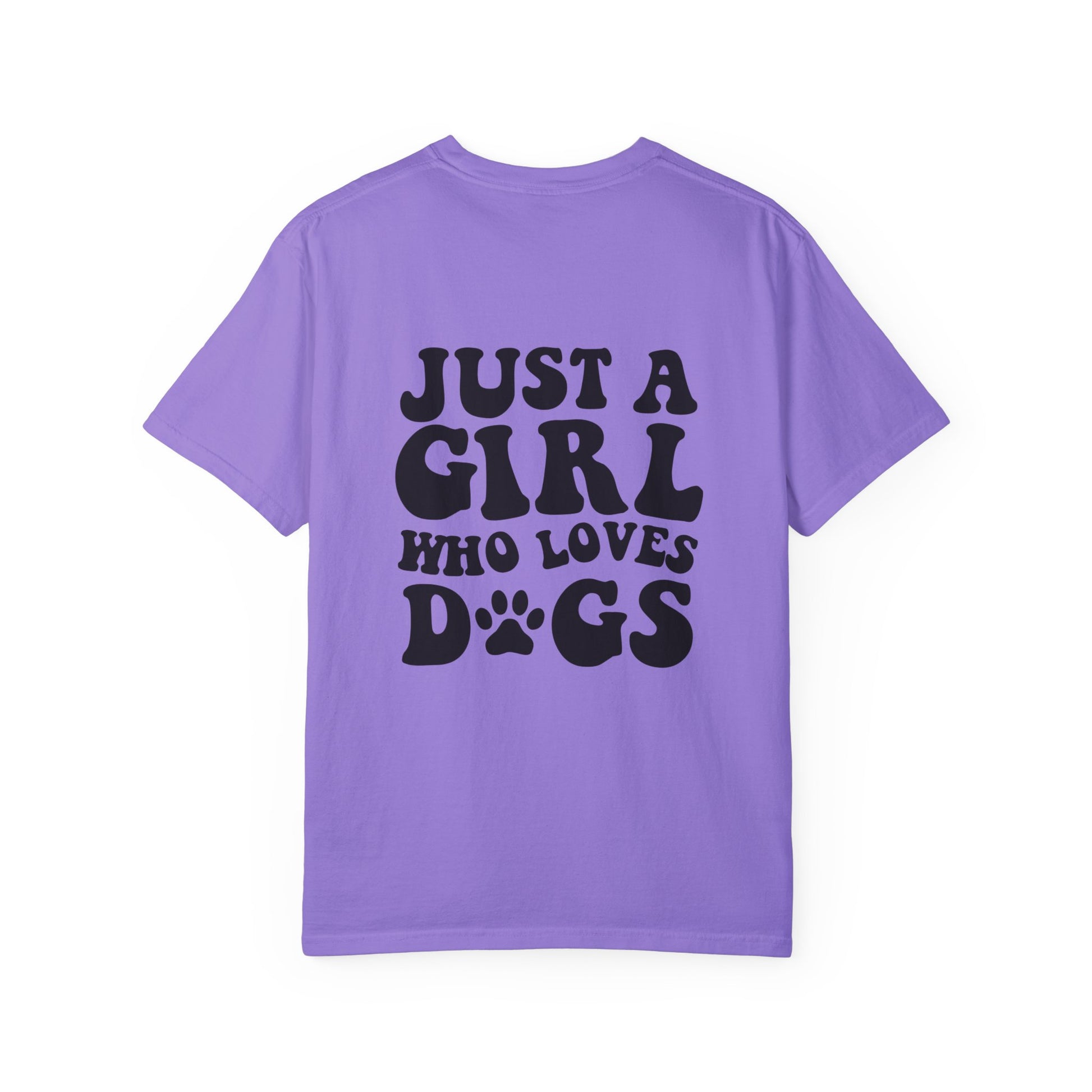 Dog lovers comfort colors tee