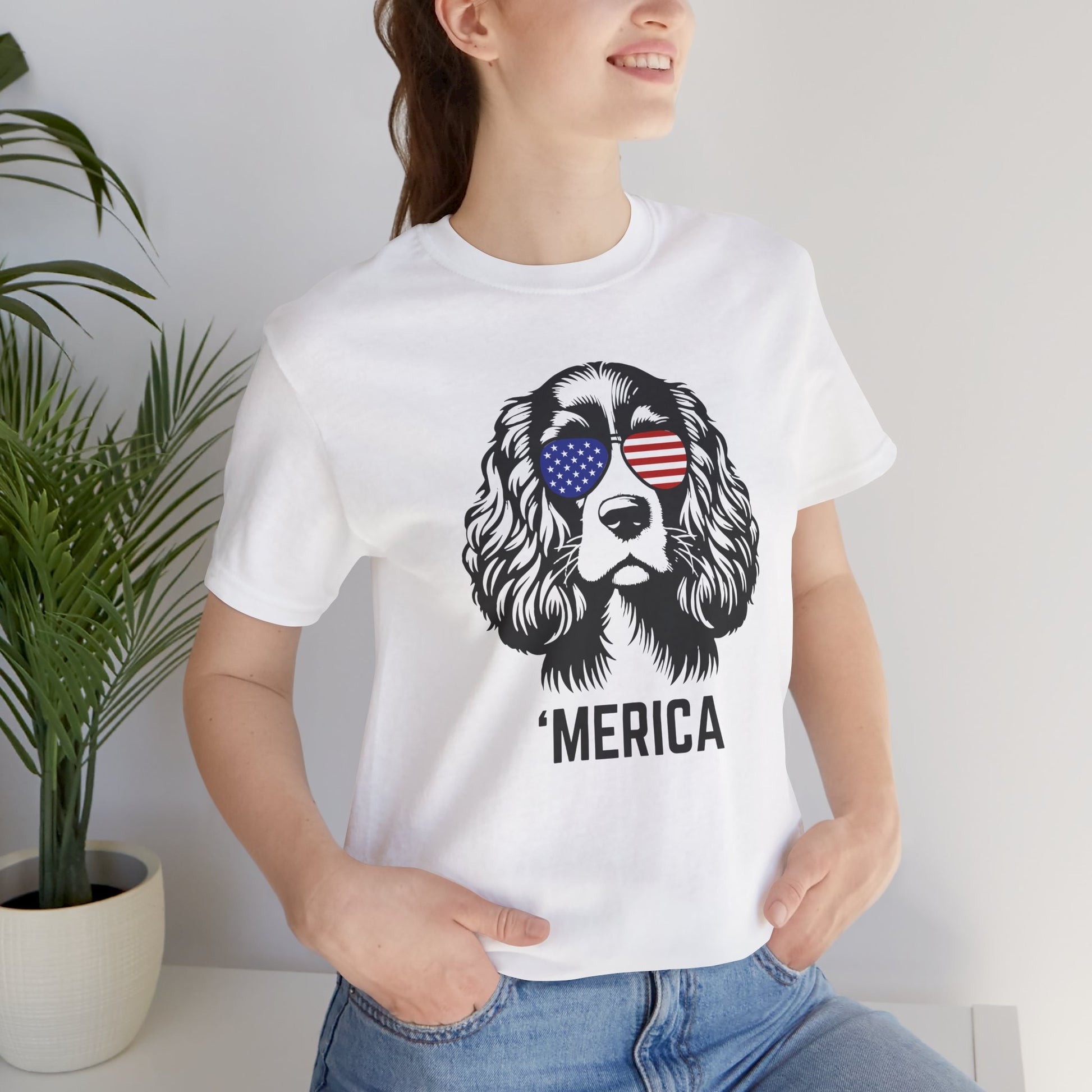 Patriotic Custom Dog Breed Tee