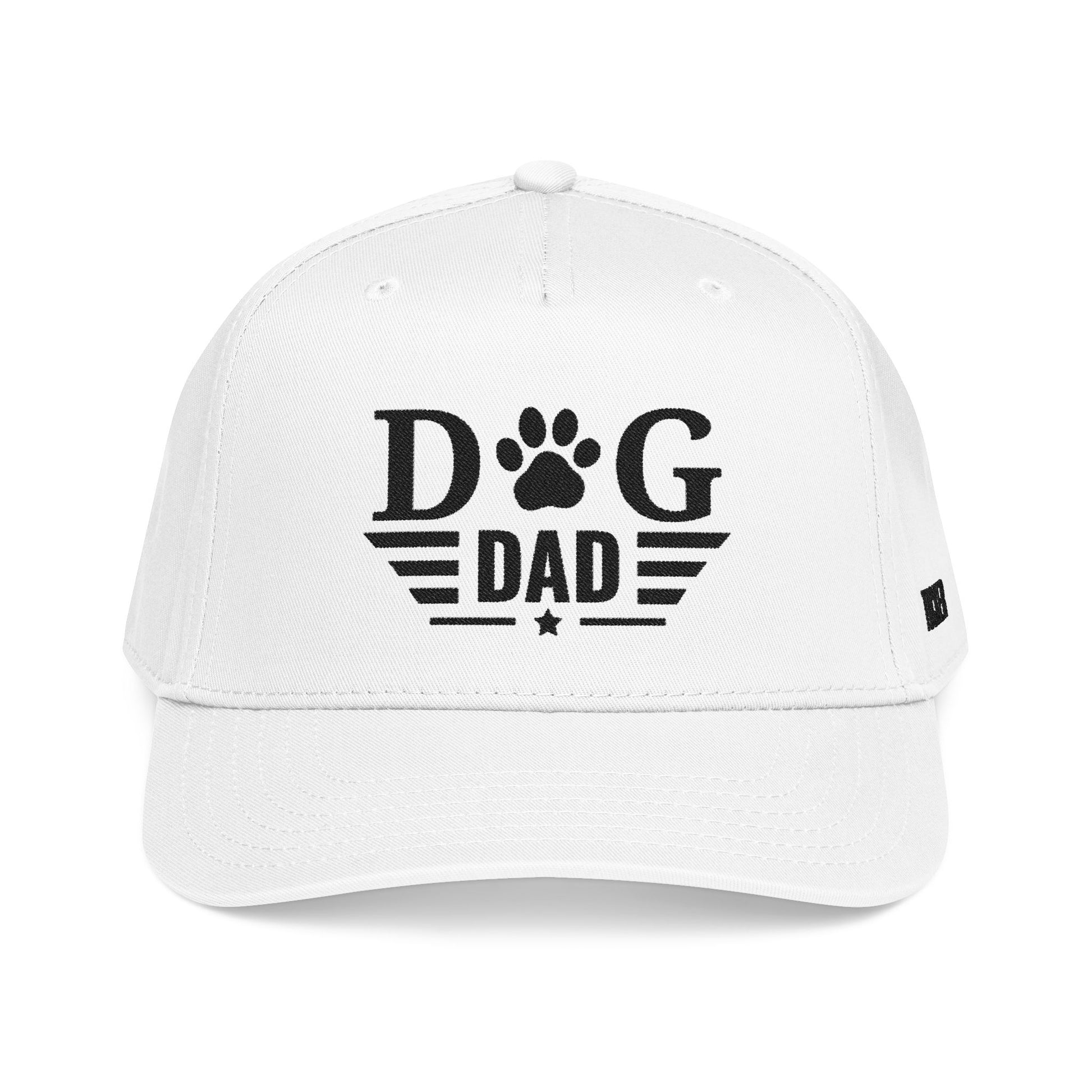 Dog Dad Baseball Cap — Paw Print Vintage Logo Hat for Pet Lovers