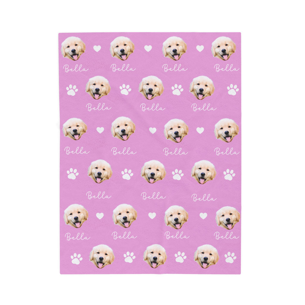 Personalized Dog Photo Blanket