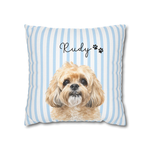 Spun Polyester Square Pillowcase