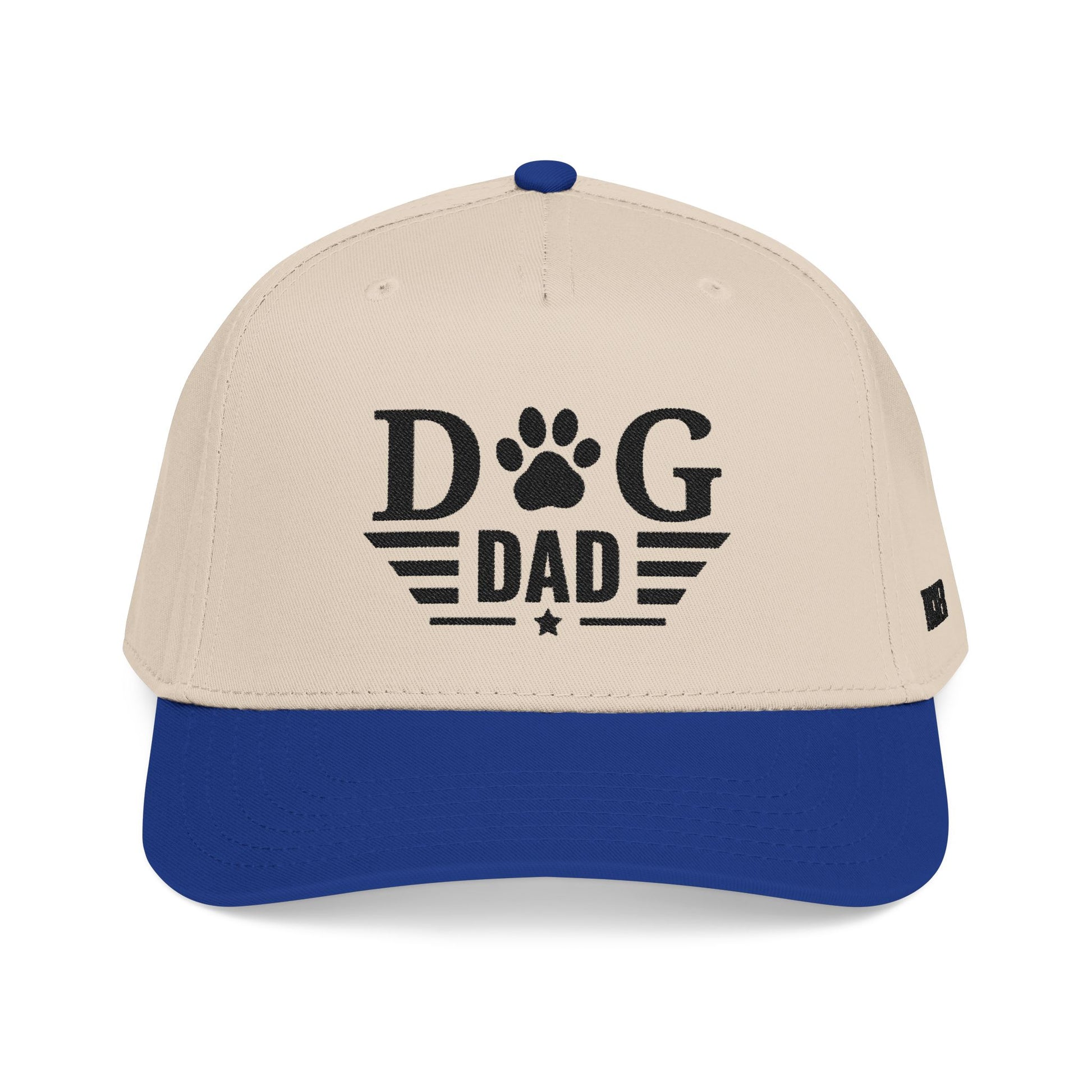 Dog Dad Baseball Cap — Paw Print Vintage Logo Hat for Pet Lovers