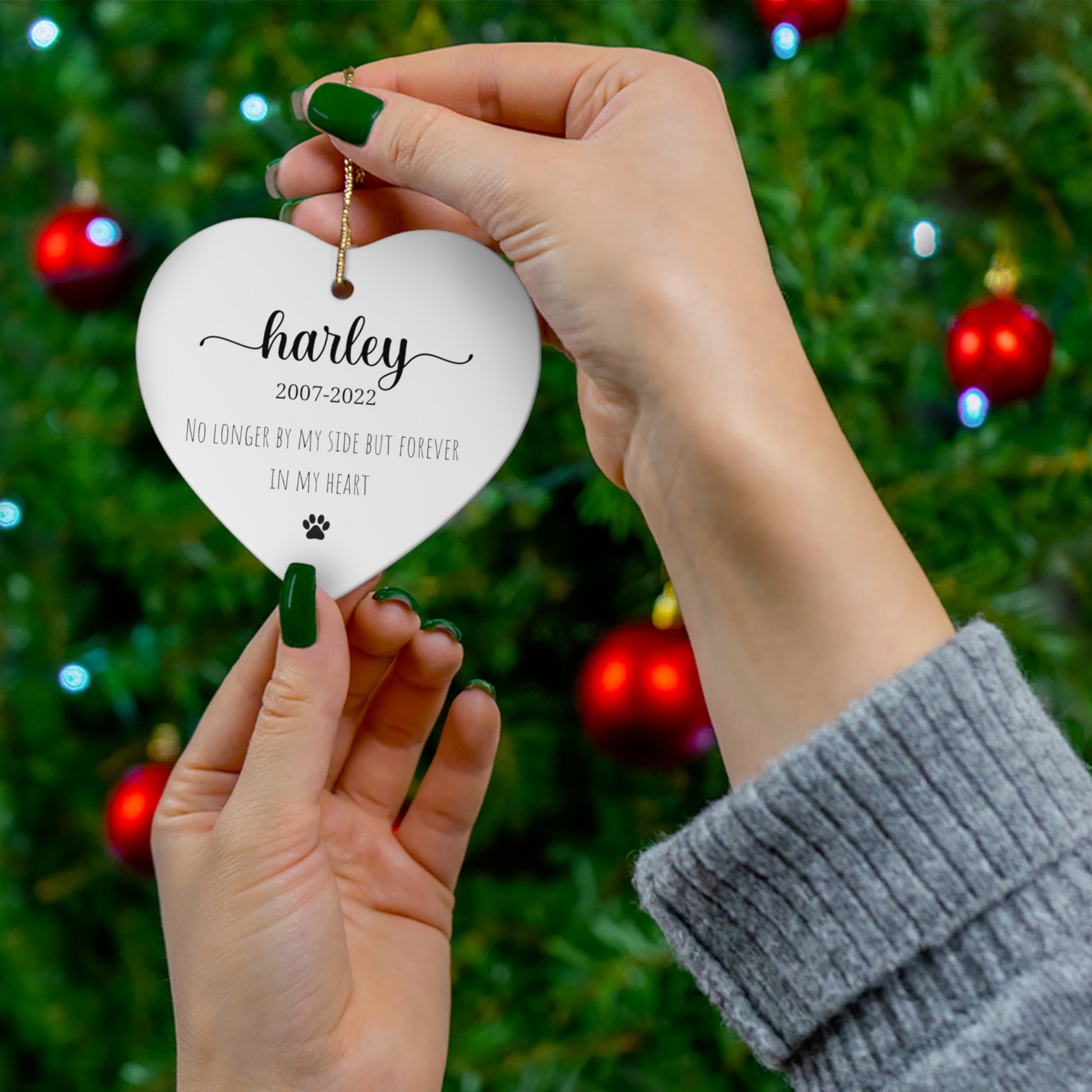 Personalized Pet Memorial Ornament