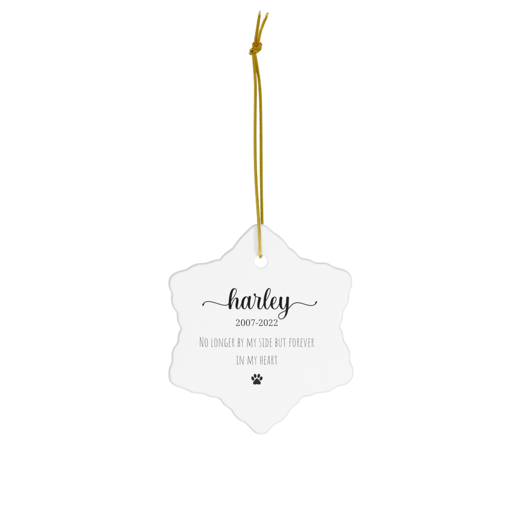 Personalized Pet Memorial Ornament