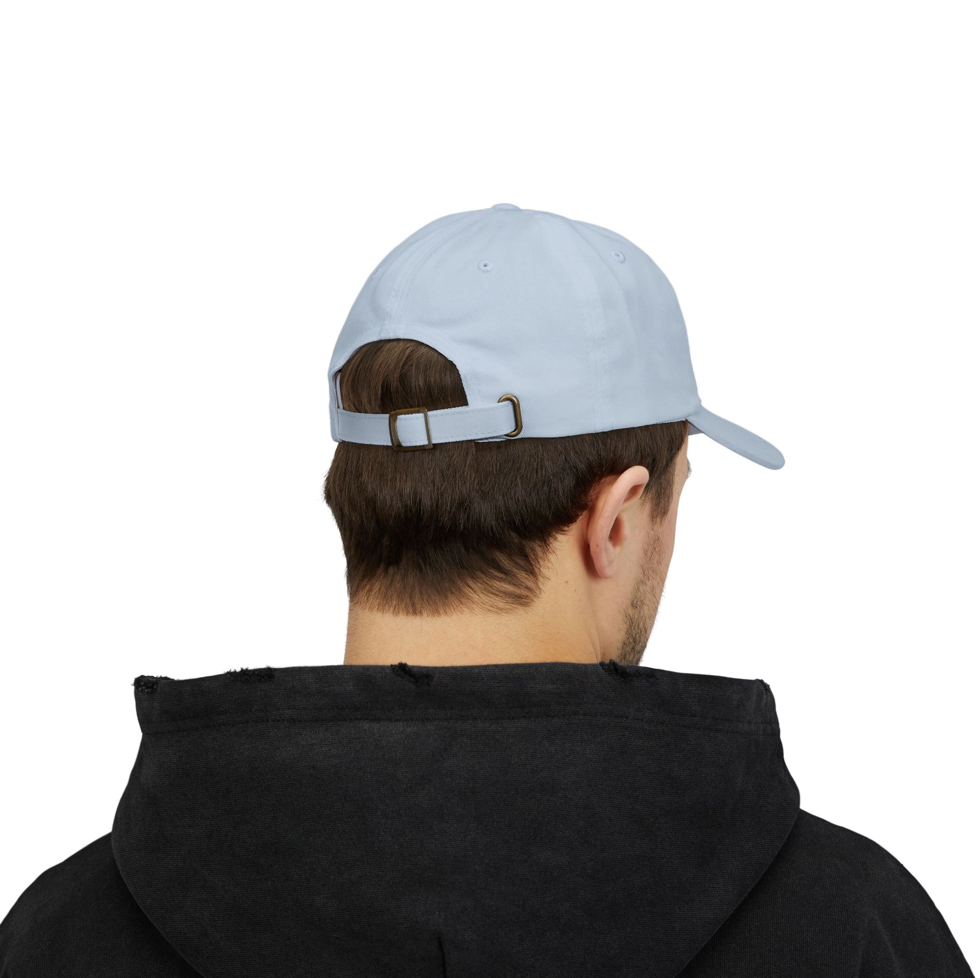 Dog Dad Embroidered Classic Cap - White Adjustable Hat for Pet Lovers