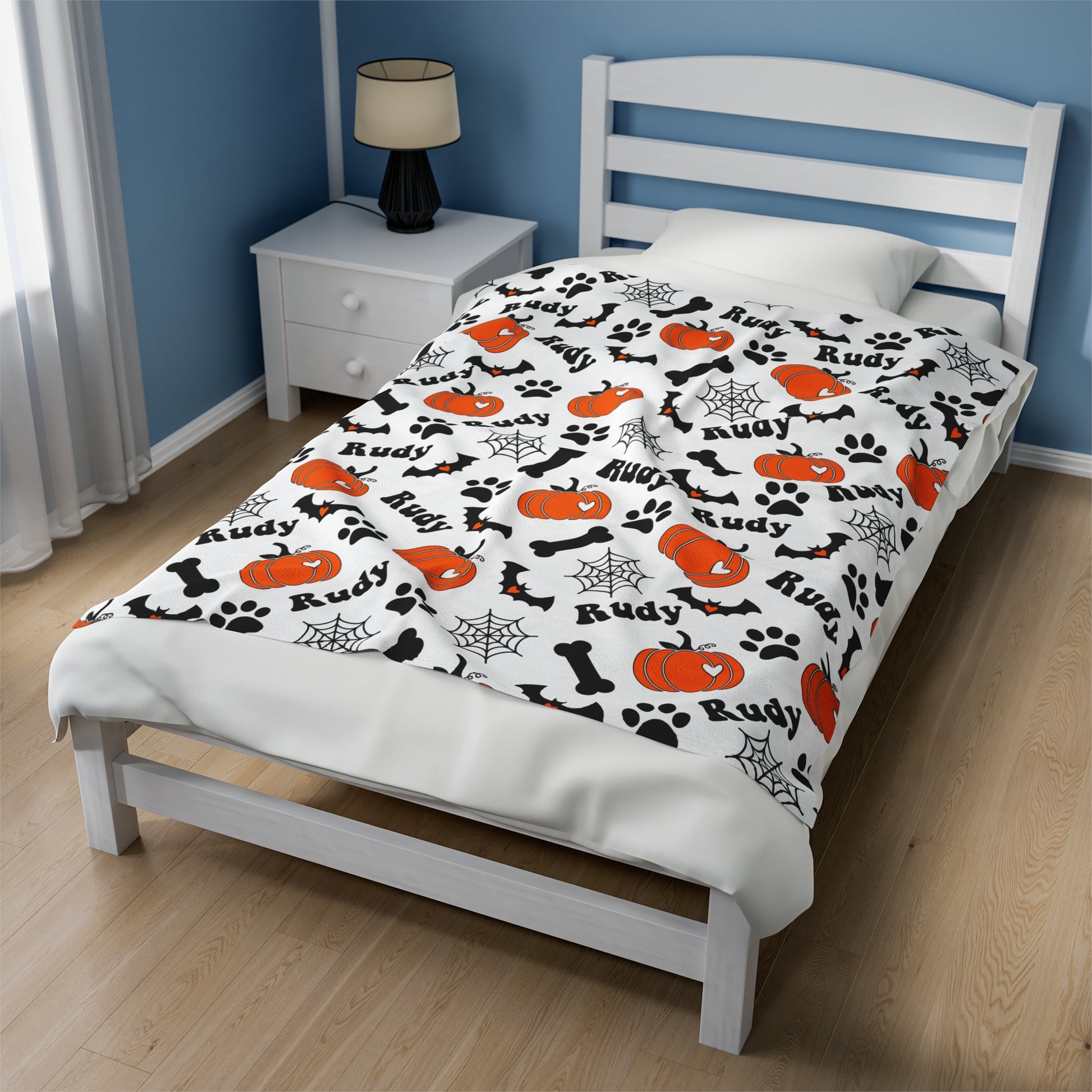 Personalized Halloween Dog blanket