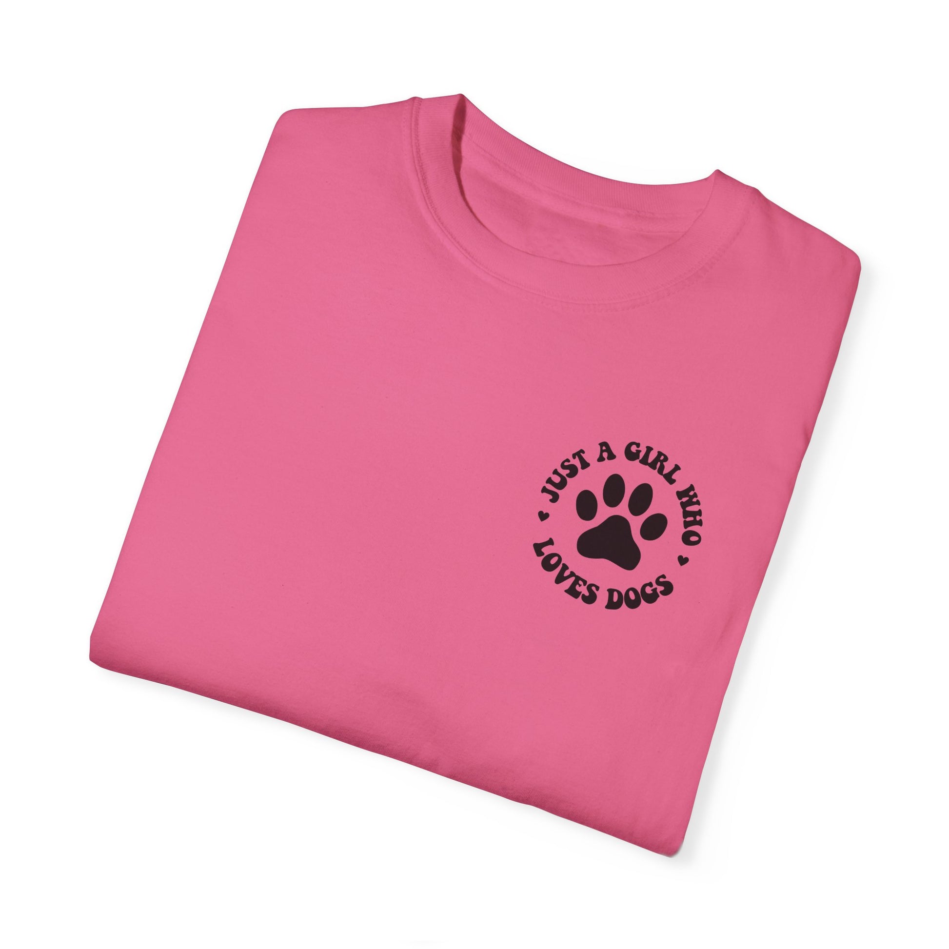 Dog lovers comfort colors tee