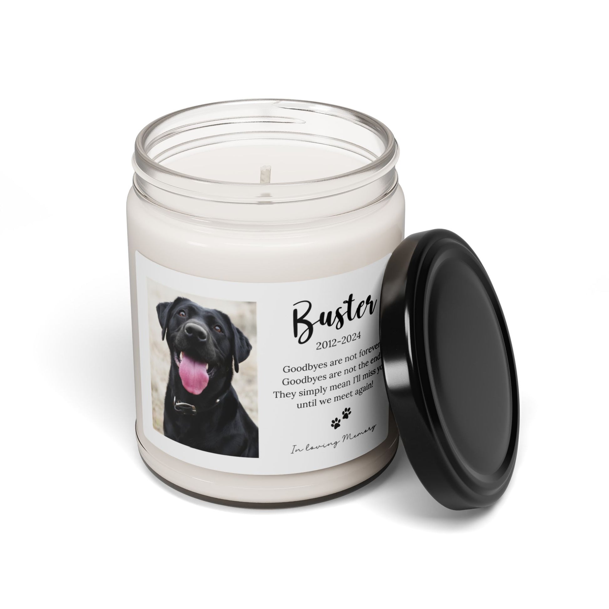 Custom Pet Memorial Candle