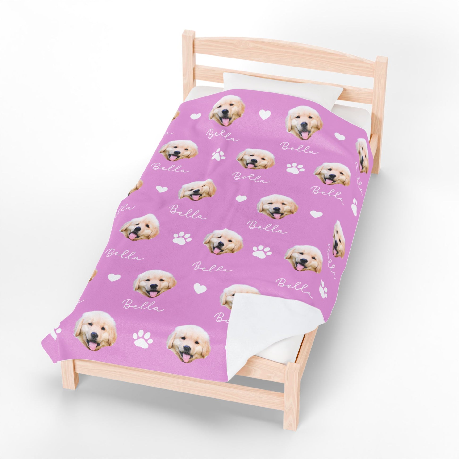 Personalized Dog Photo Blanket