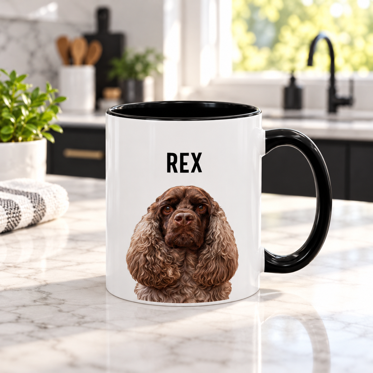 Personalized Dog Photo Coffee Mug