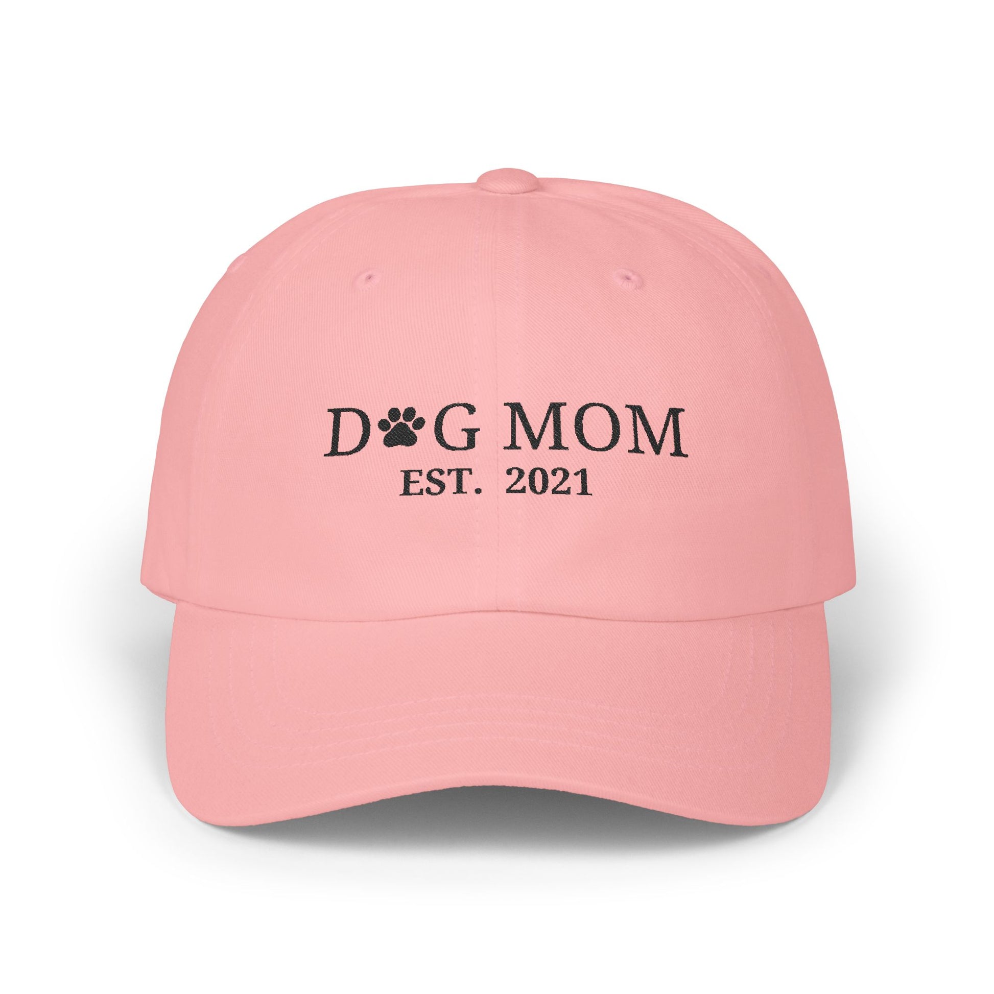 Dog Mom Embroidered Classic Dad Cap | Est. 2021 | Perfect for Pet Lovers