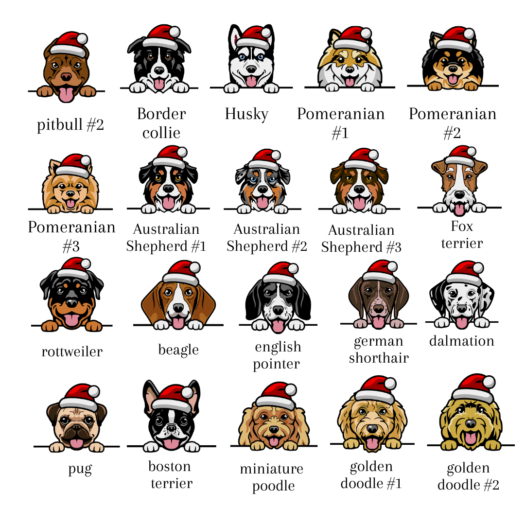 Personalized Dog Christmas Stocking