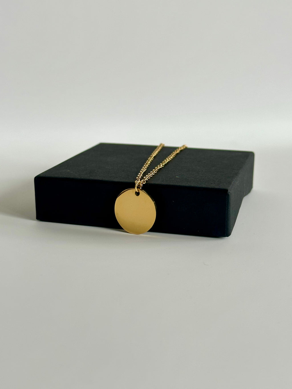 Custom Engraved Paw Print Necklace
