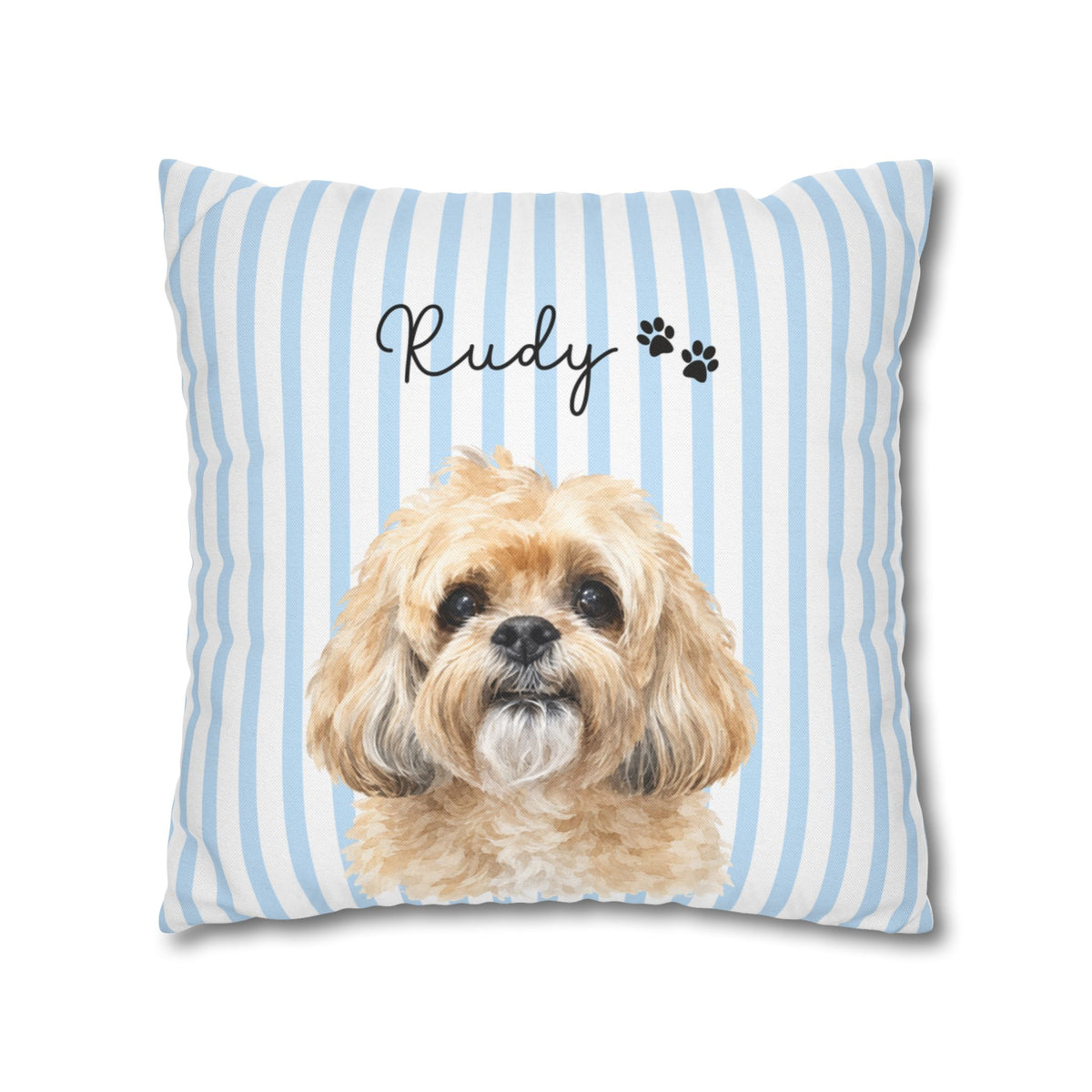 Spun Polyester Square Pillowcase