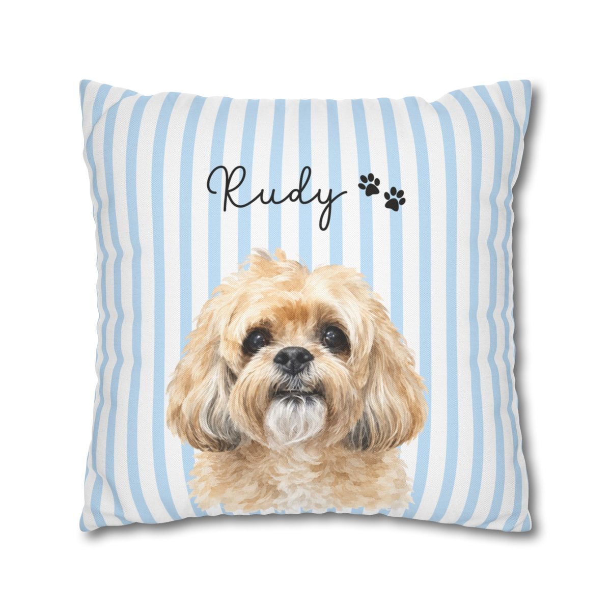 Spun Polyester Square Pillowcase
