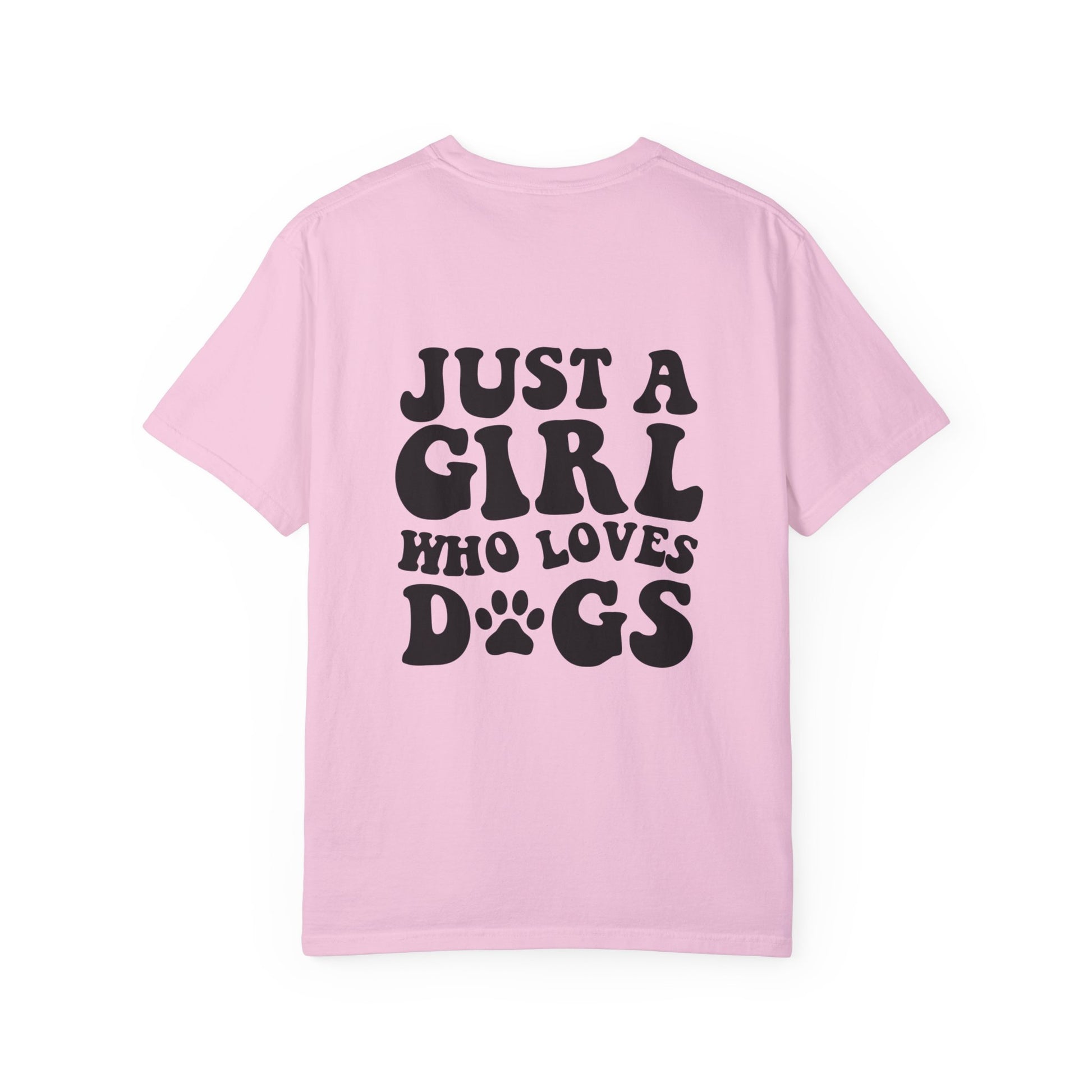 Dog lovers comfort colors tee