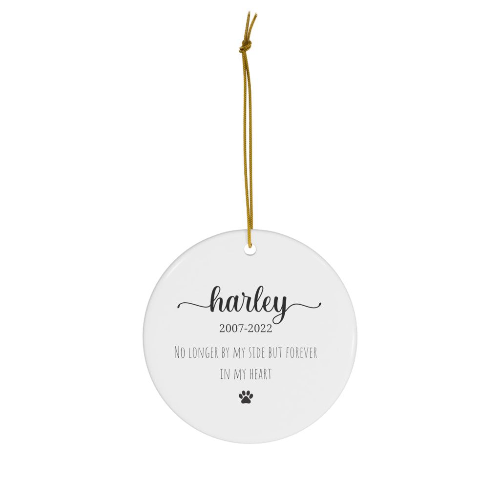 Personalized Pet Memorial Ornament