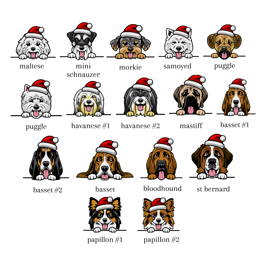 Personalized Dog Christmas Stocking