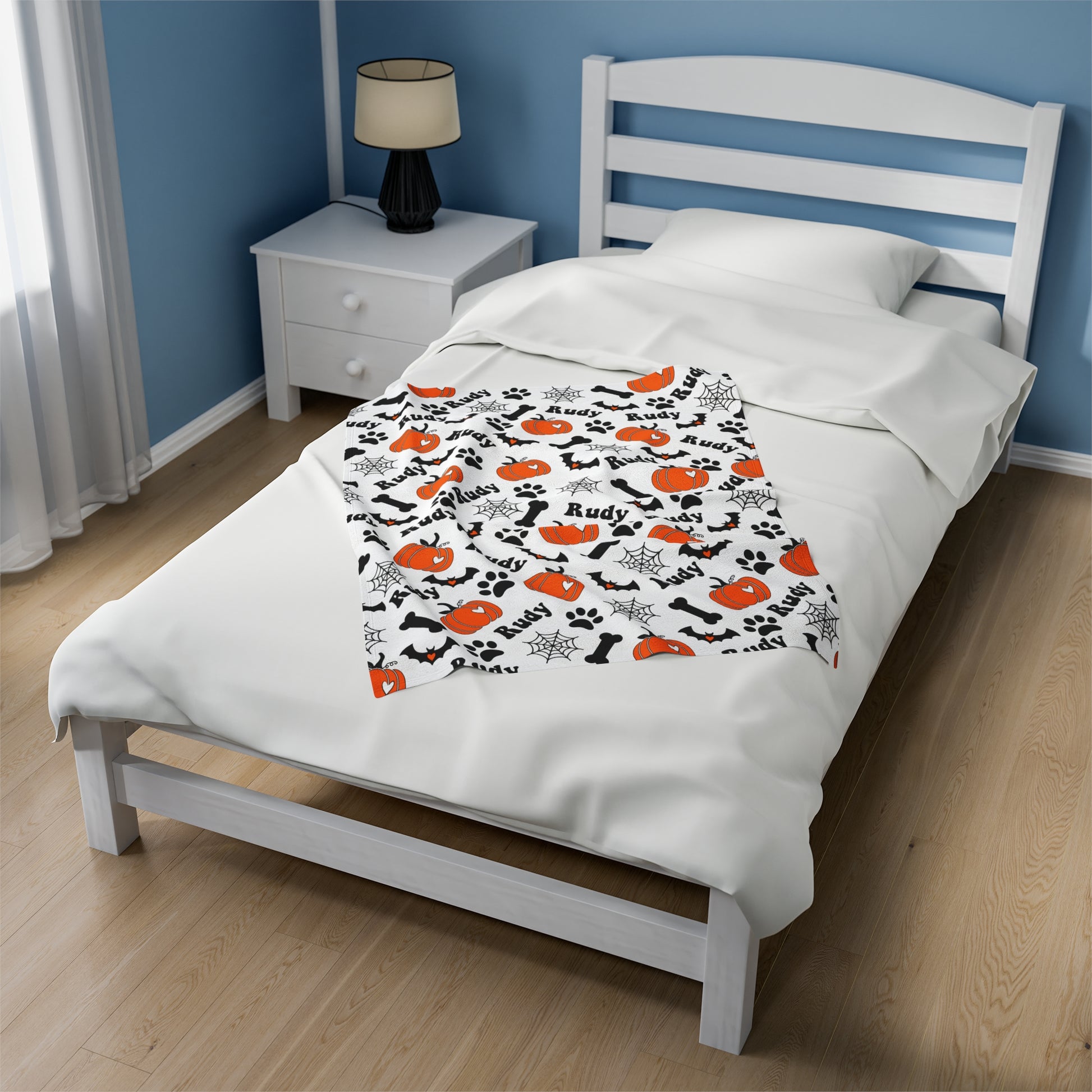 Personalized Halloween Dog blanket