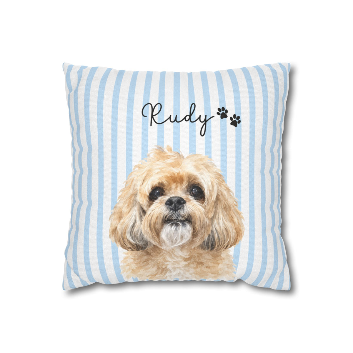 Spun Polyester Square Pillowcase