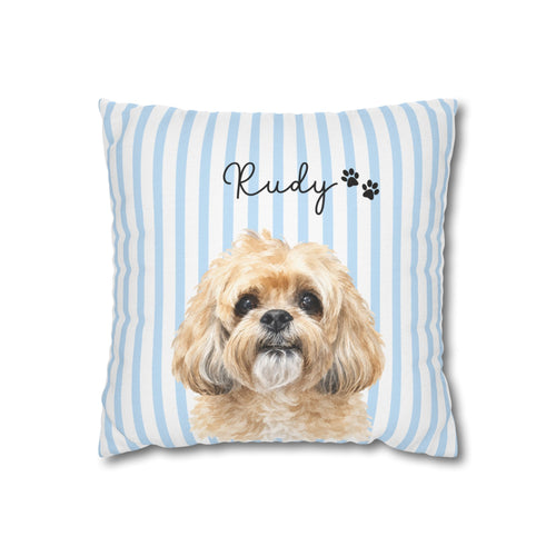 Spun Polyester Square Pillowcase
