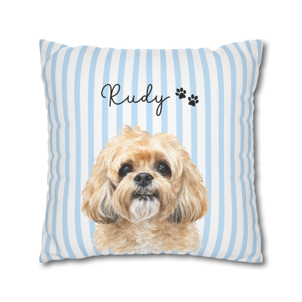 Spun Polyester Square Pillowcase