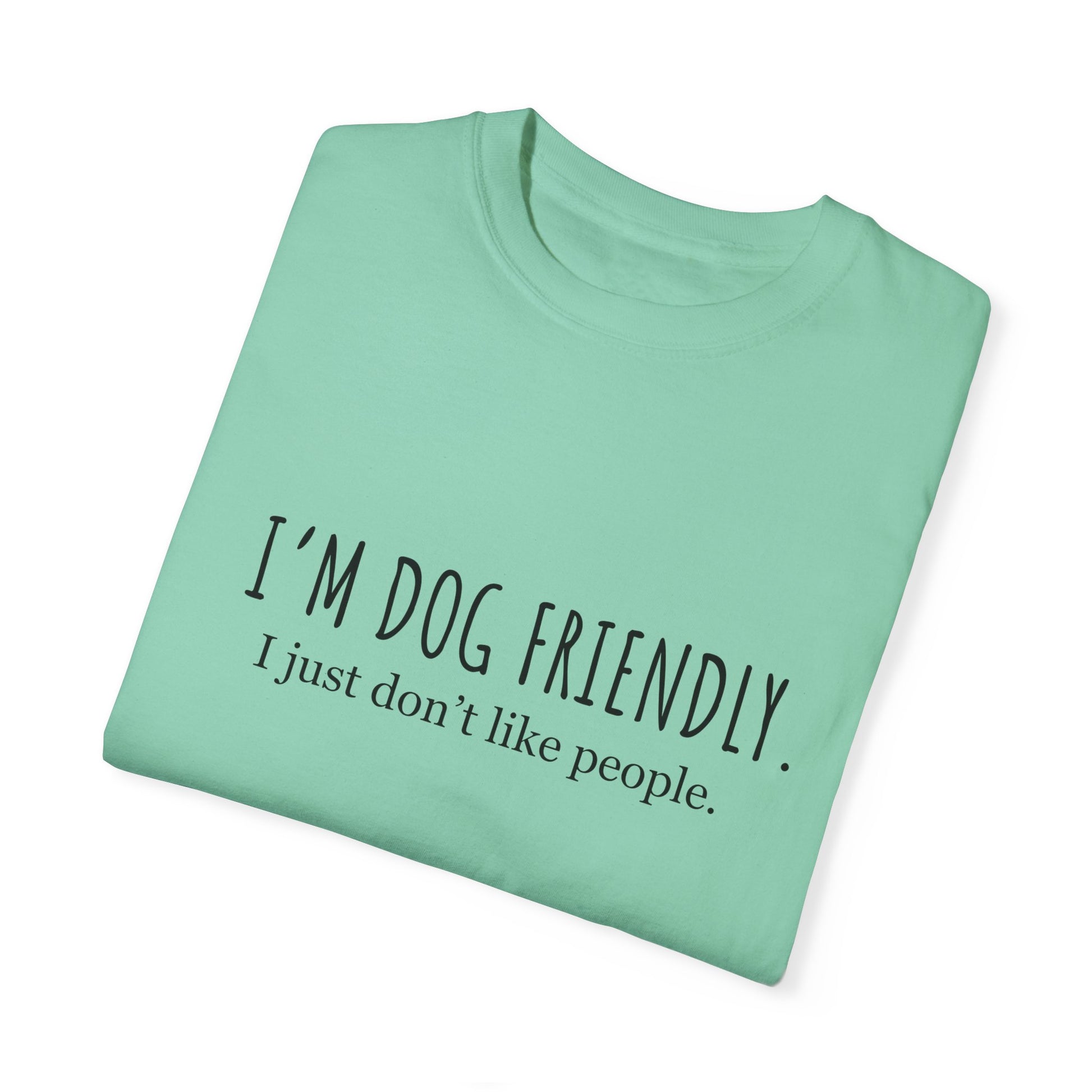 I am dog friendly Dog mom t-shirt