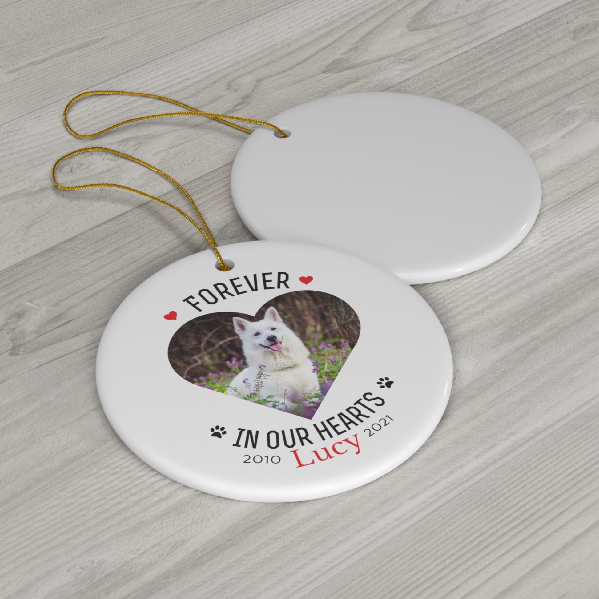 Personalized Pet Memorial Ornament