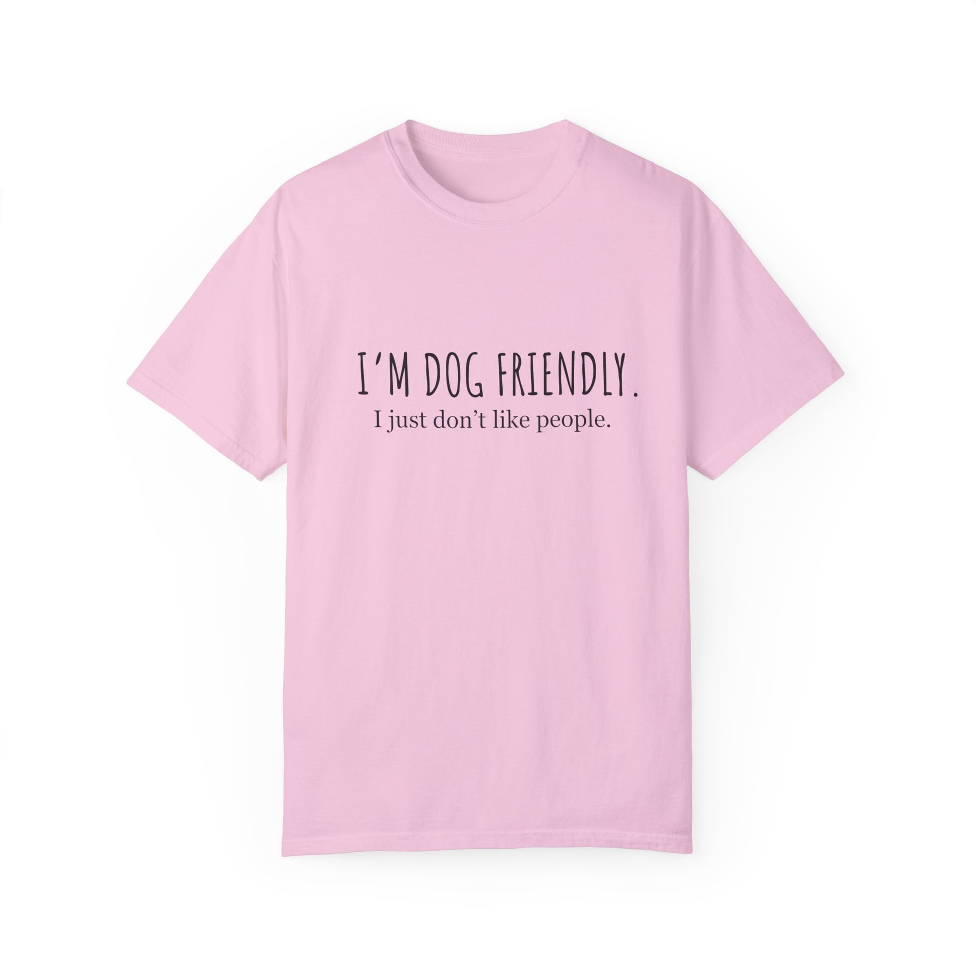I am dog friendly Dog mom t-shirt