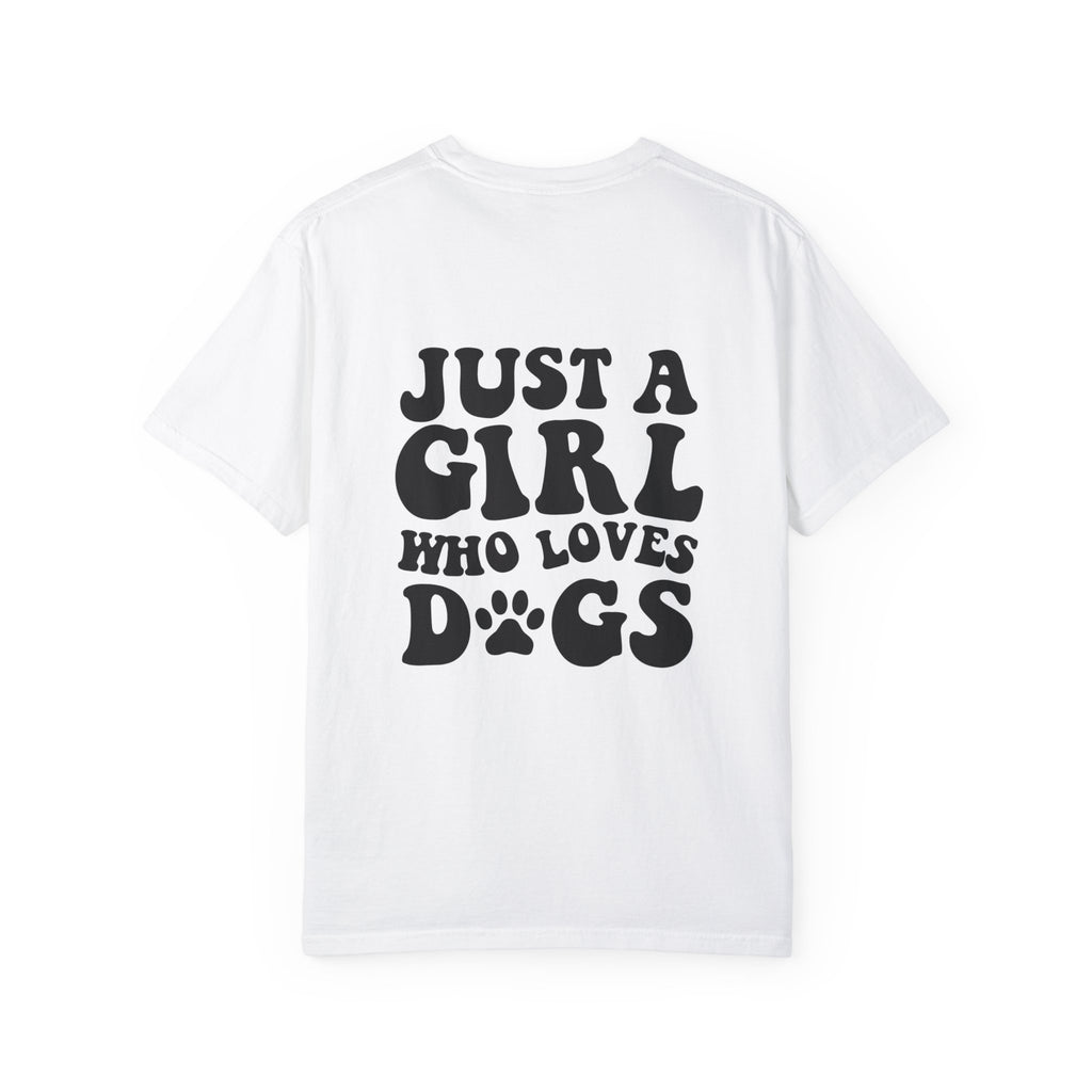 Dog lovers comfort colors tee
