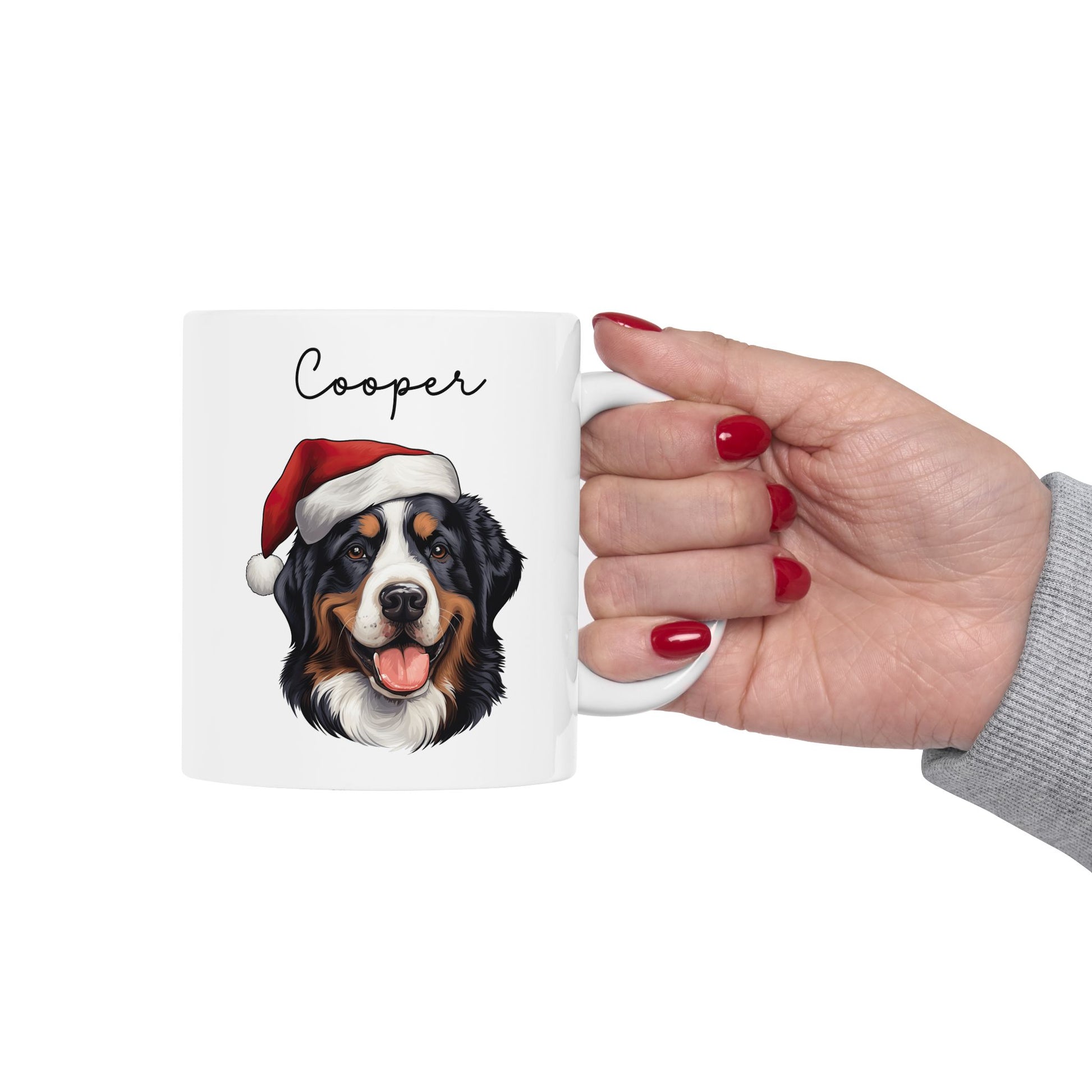Custom Christmas Dog Breed Mug