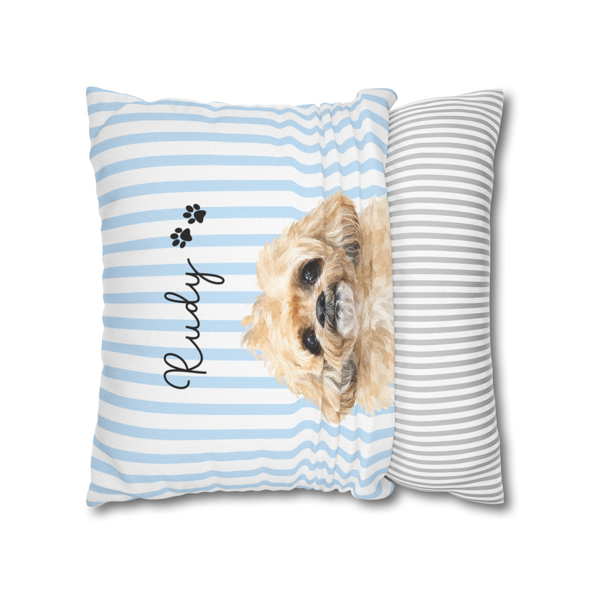 Spun Polyester Square Pillowcase