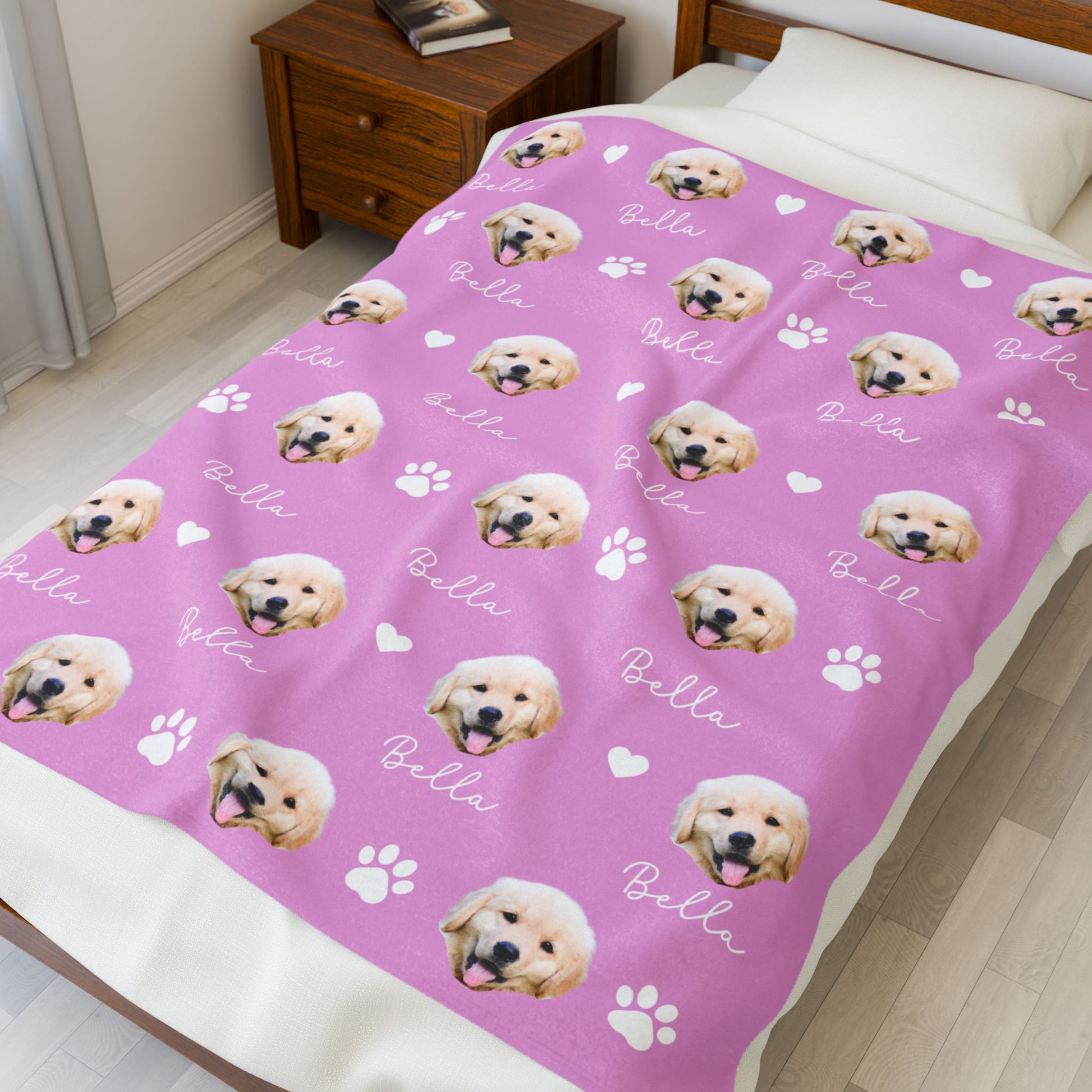 Personalized Dog Photo Blanket