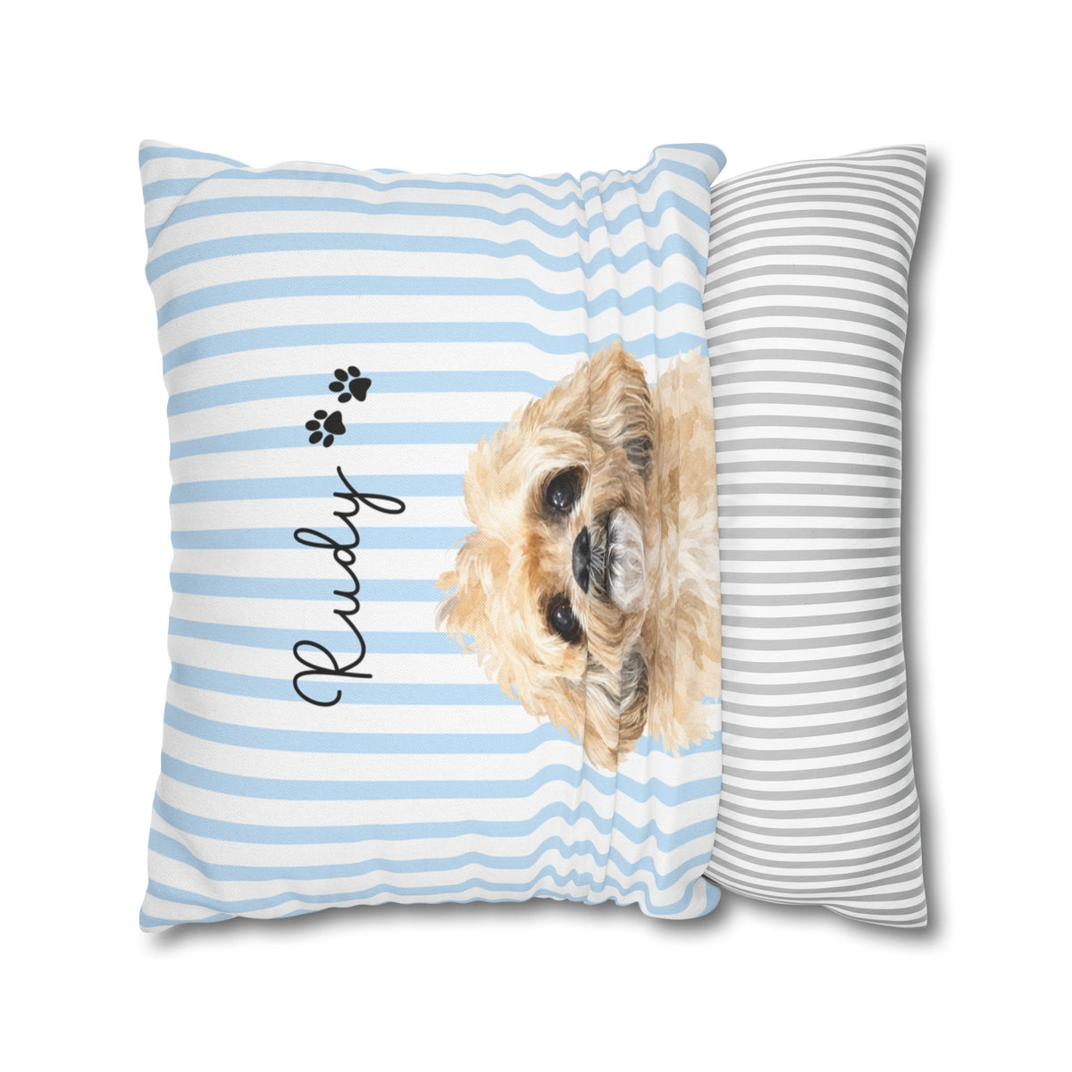 Spun Polyester Square Pillowcase