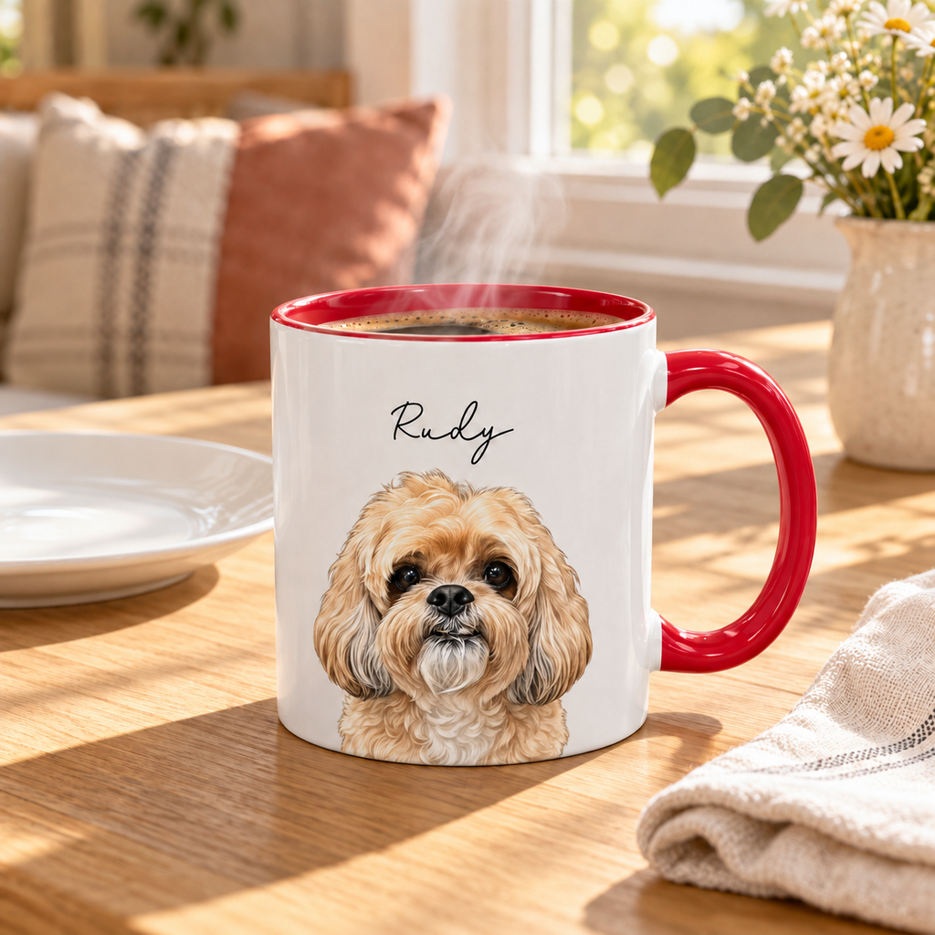 Personalized Dog Photo Coffee Mug