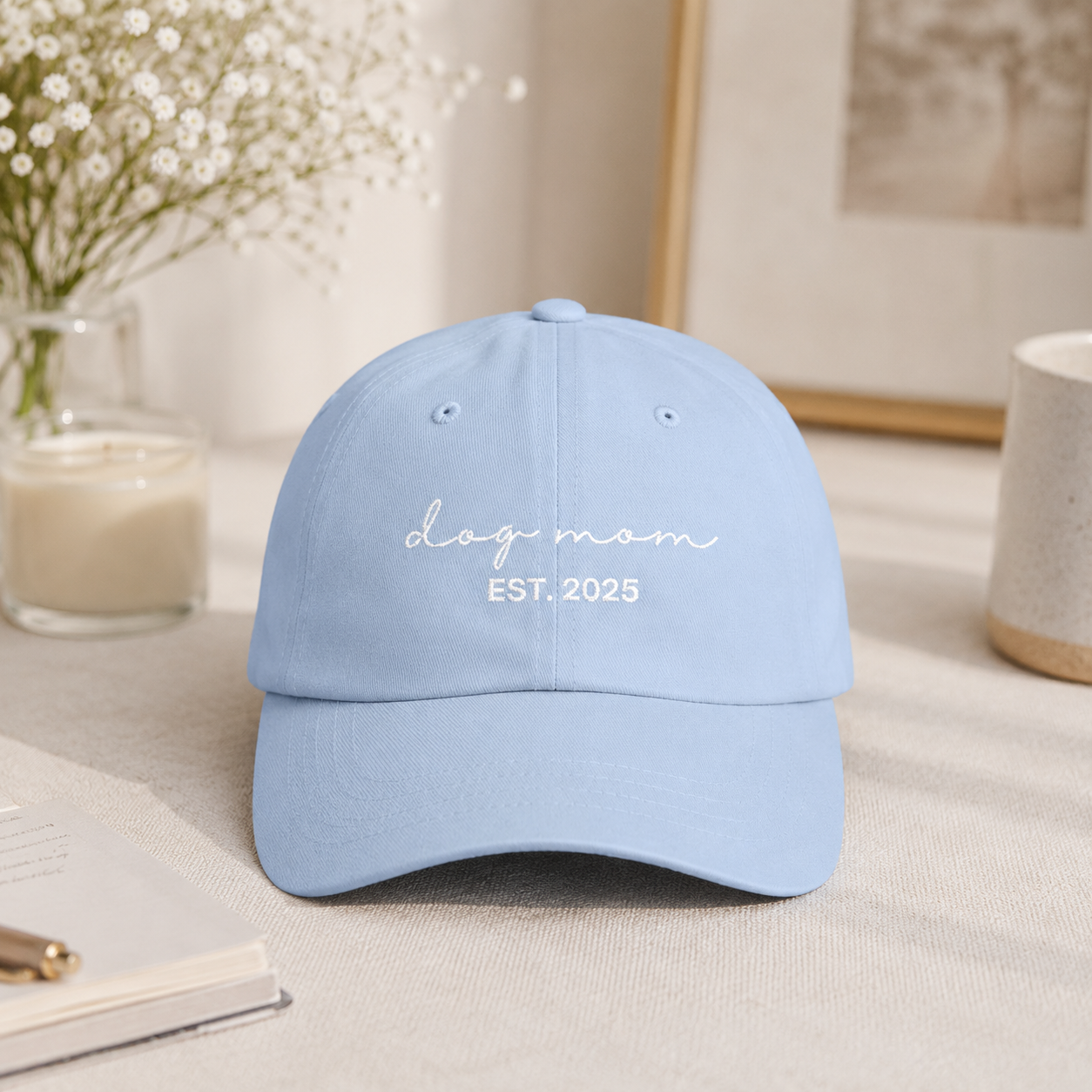 Dog Mom EST. 2025 Classic Dad Cap